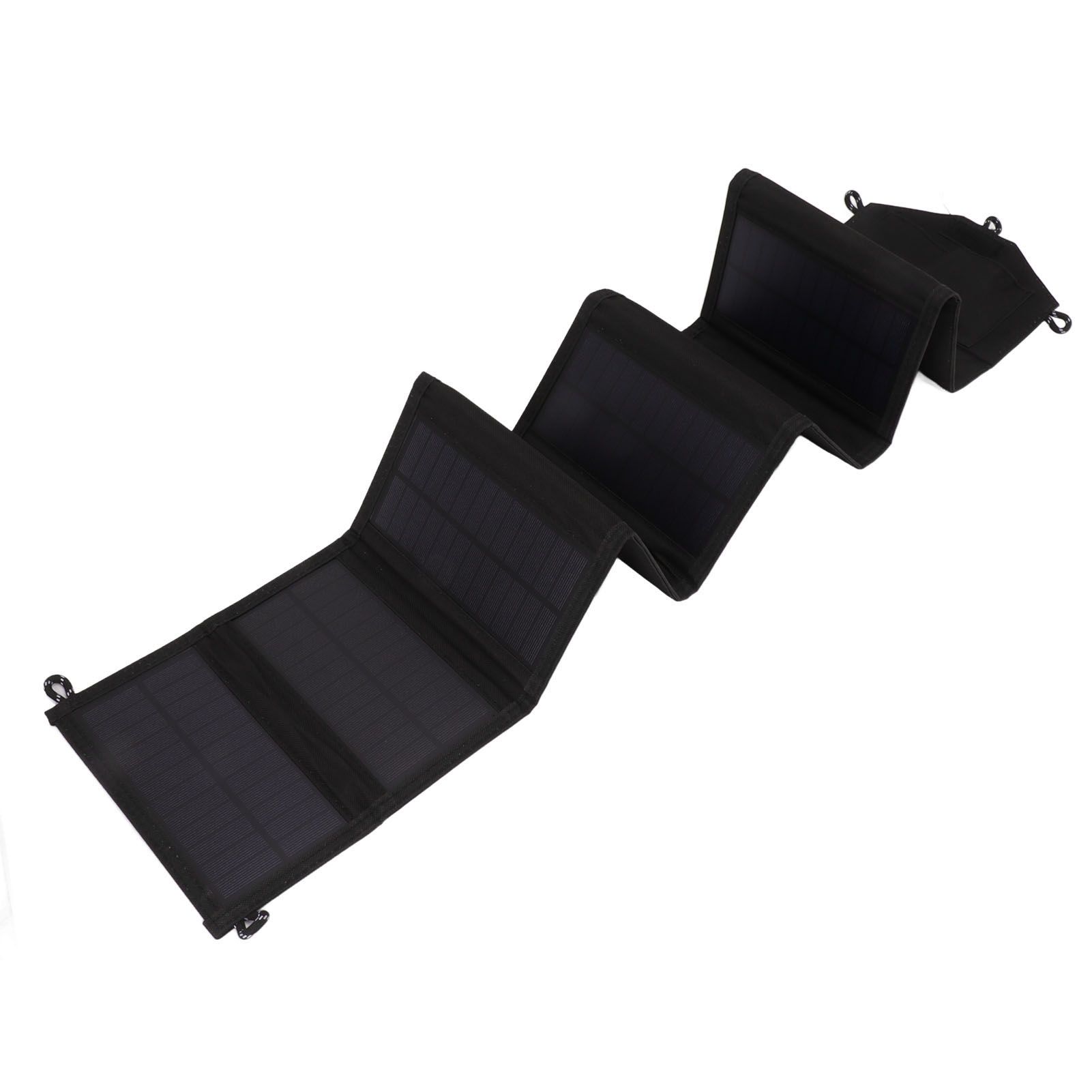 Solar Panel Folding Bag Dual USB Output Portable Foldable Solar Charger for Outdoor Camping Travel 20W 5V - Image 4
