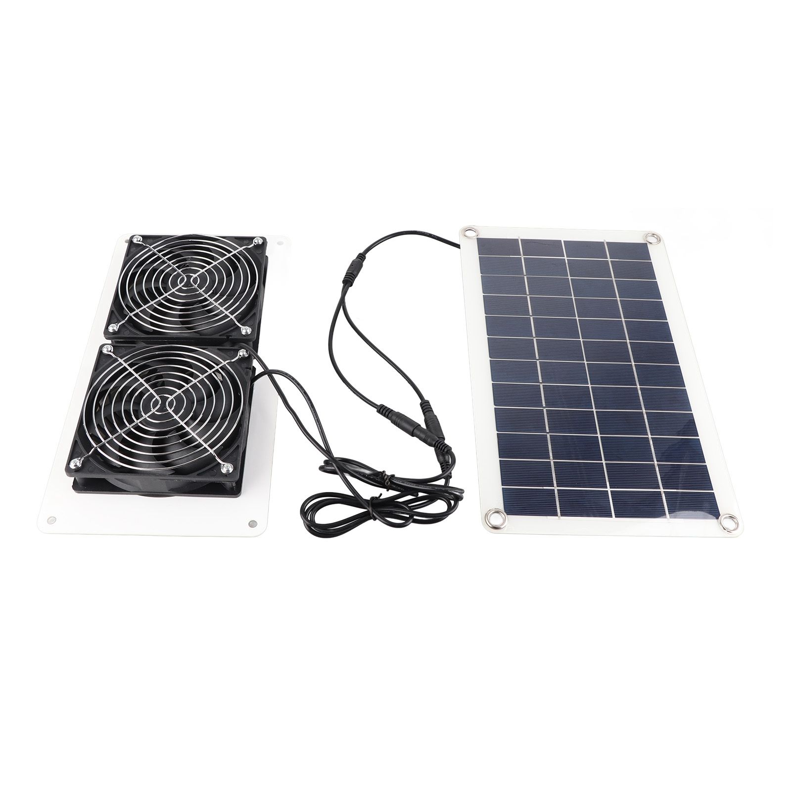 10W 18V Solar Powered Dual Fan Kit Waterproof Portable Solar Exhaust Fan for Chicken Coops Greenhouses Pet Houses - Image 3