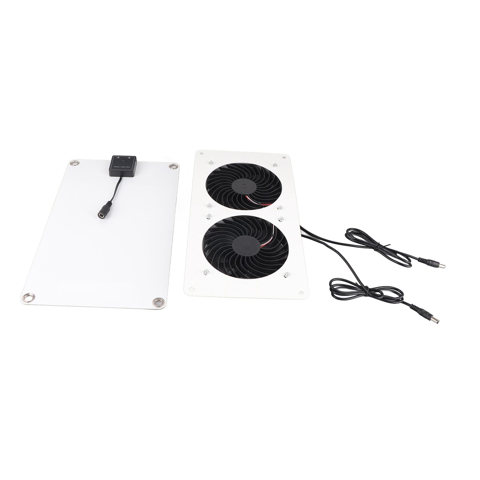 10W 18V Solar Powered Dual Fan Kit Waterproof Portable Solar Exhaust Fan for Chicken Coops Greenhouses Pet Houses - Image 4