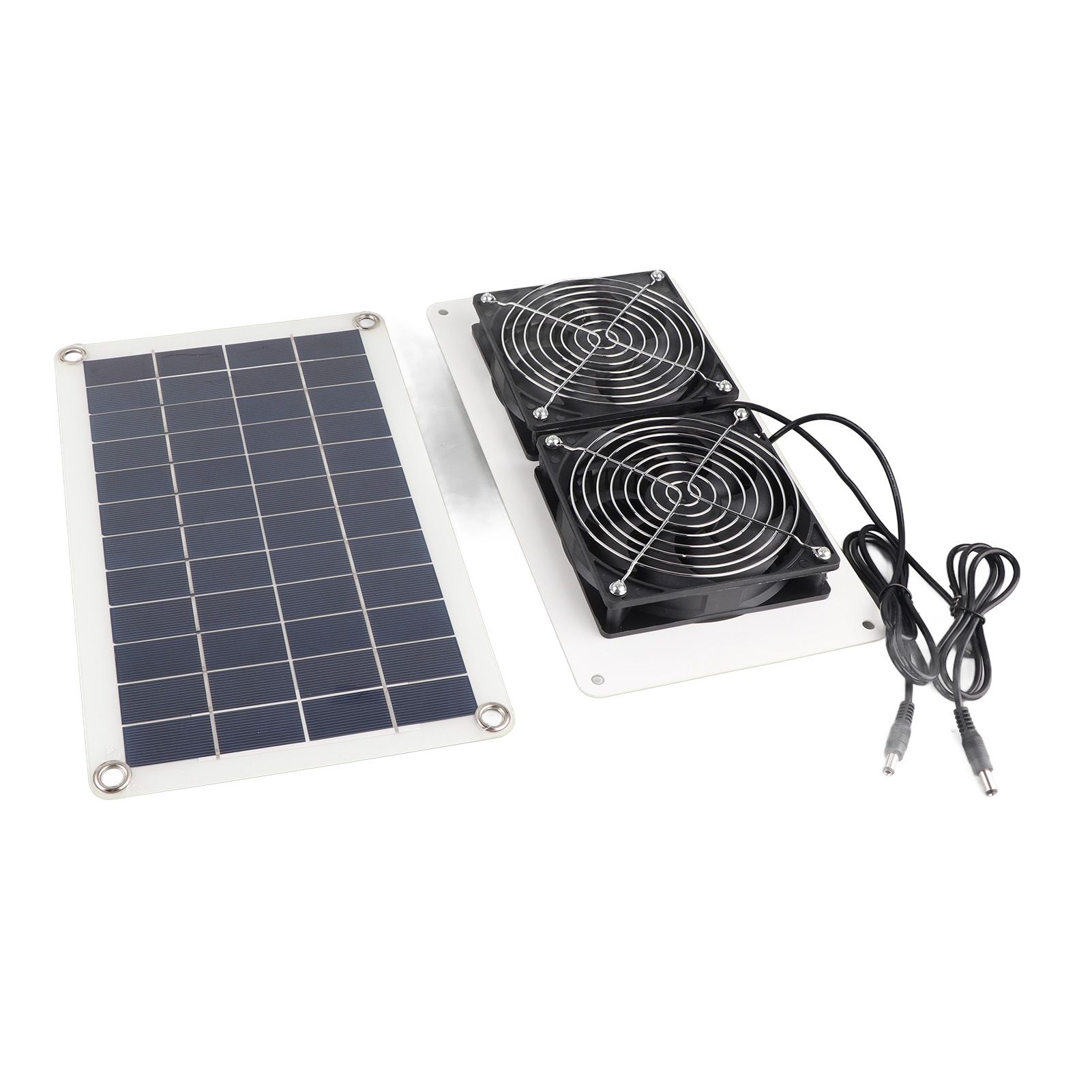 10W 18V Solar Powered Dual Fan Kit Waterproof Portable Solar Exhaust Fan for Chicken Coops Greenhouses Pet Houses - Image 7