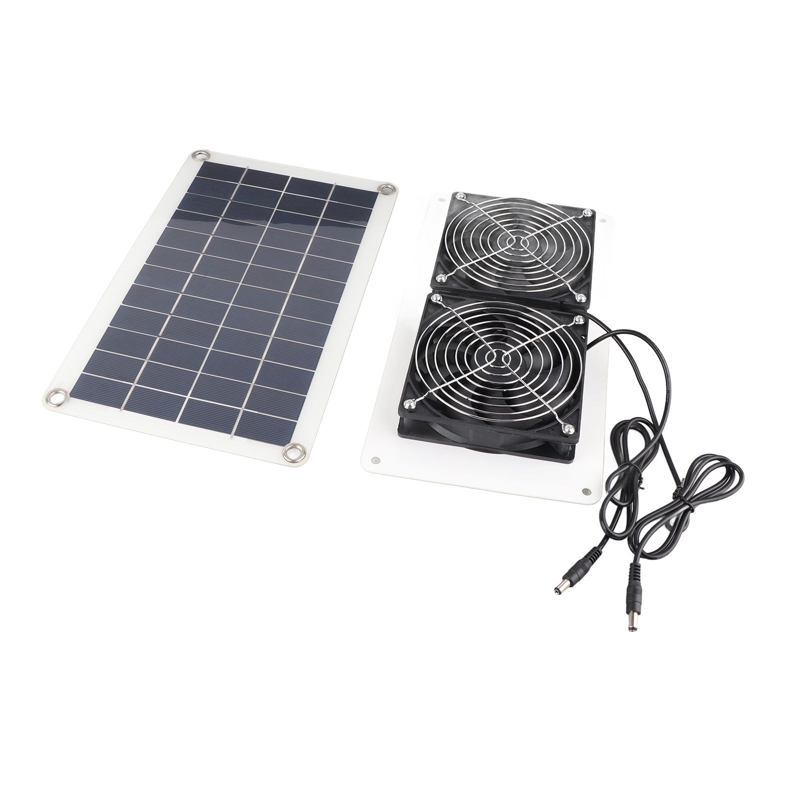 10W 18V Solar Powered Dual Fan Kit Waterproof Portable Solar Exhaust Fan for Chicken Coops Greenhouses Pet Houses - Image 8