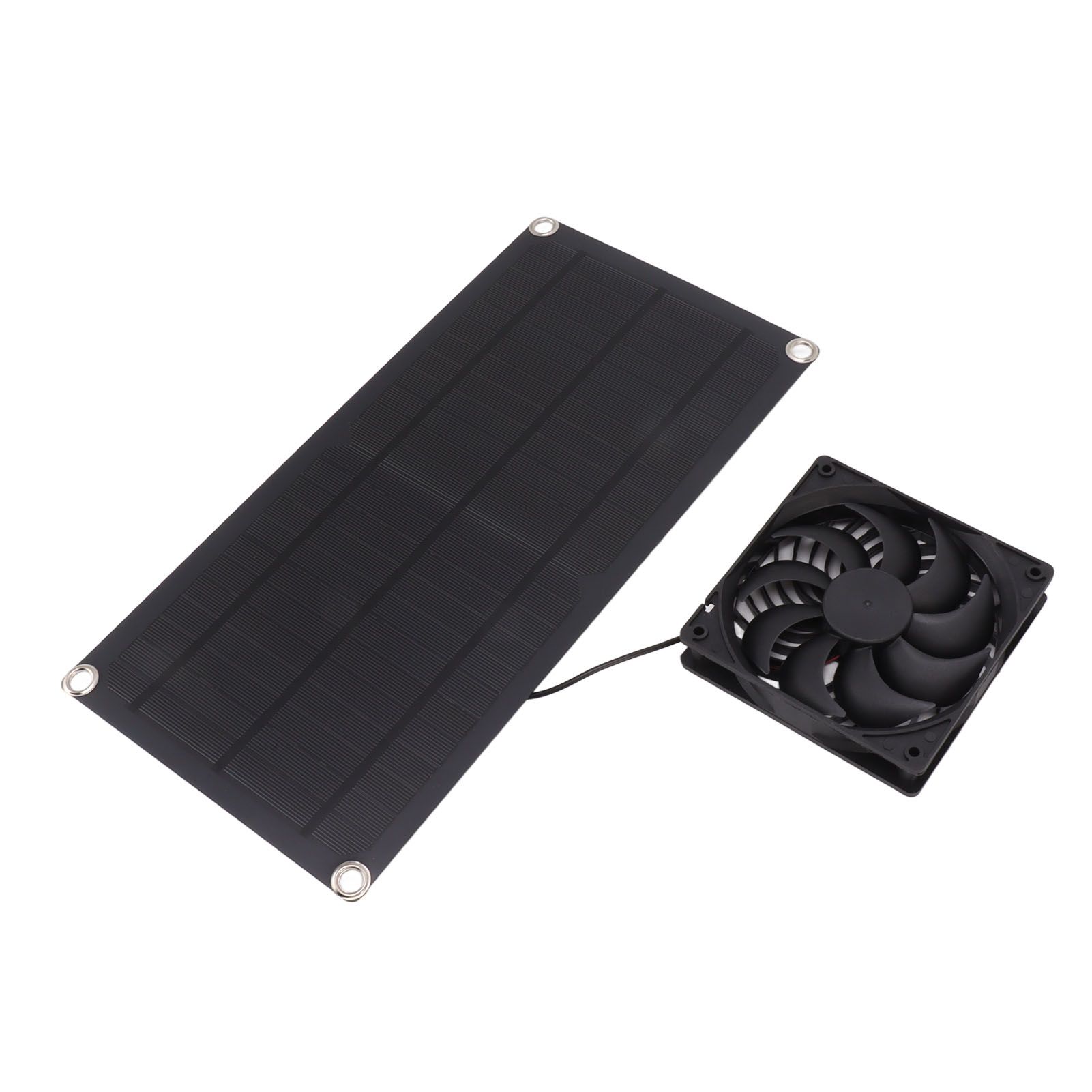 Solar Powered Fan Portable Monocrystalline Silicon 10W IP65 Waterproof Exhaust Fan for RV 18V - Image 4