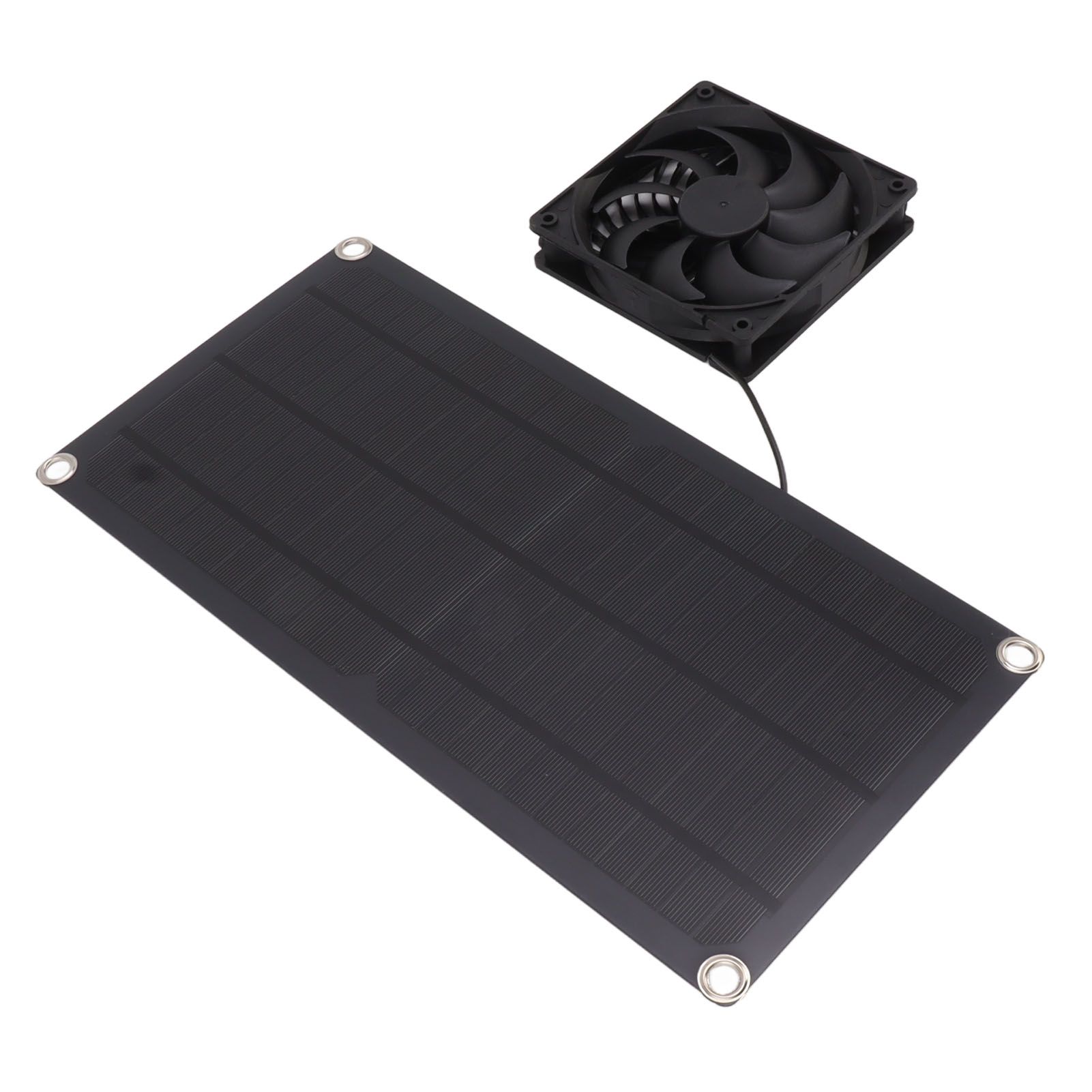 Solar Powered Fan Portable Monocrystalline Silicon 10W IP65 Waterproof Exhaust Fan for RV 18V - Image 5