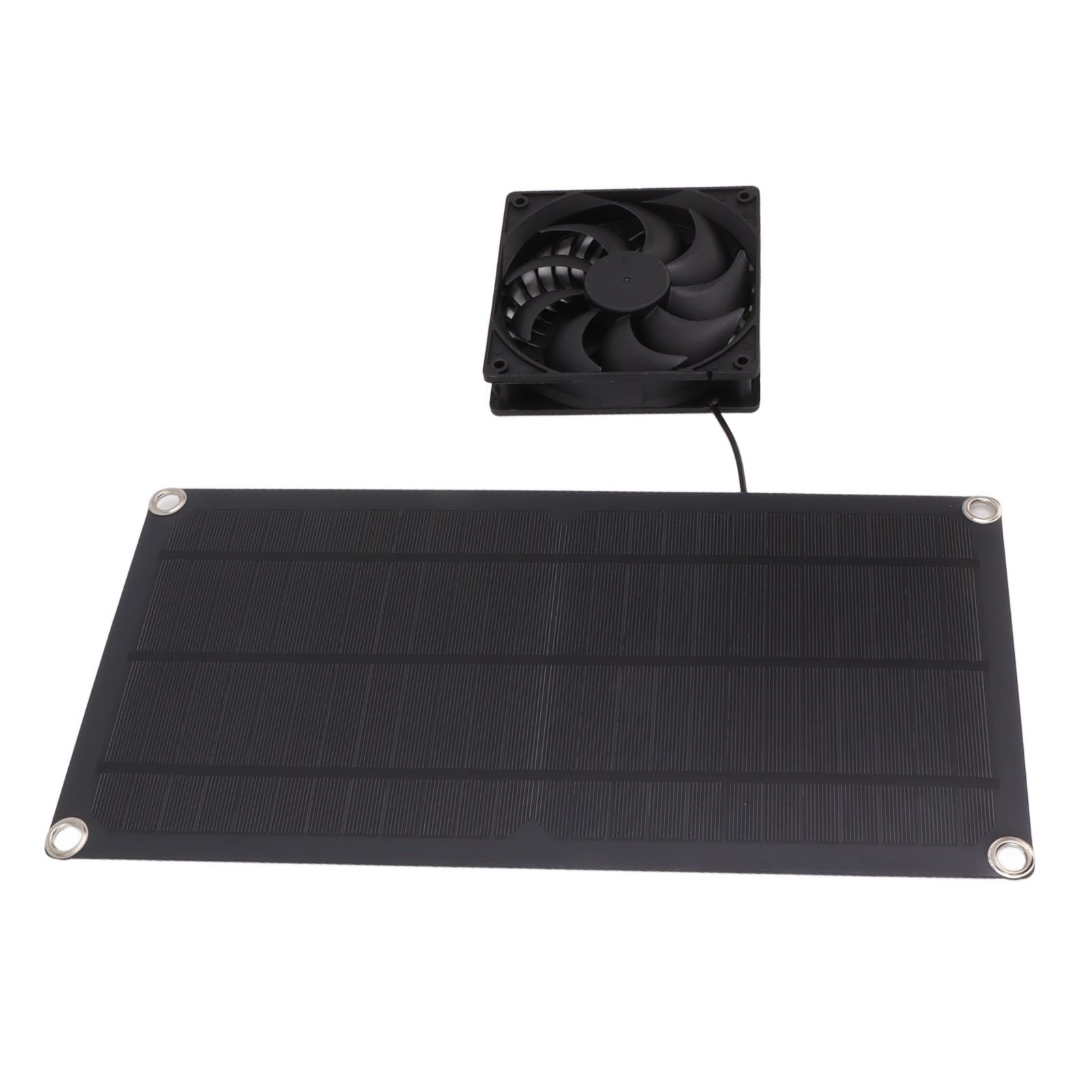 Solar Powered Fan Portable Monocrystalline Silicon 10W IP65 Waterproof Exhaust Fan for RV 18V - Image 6