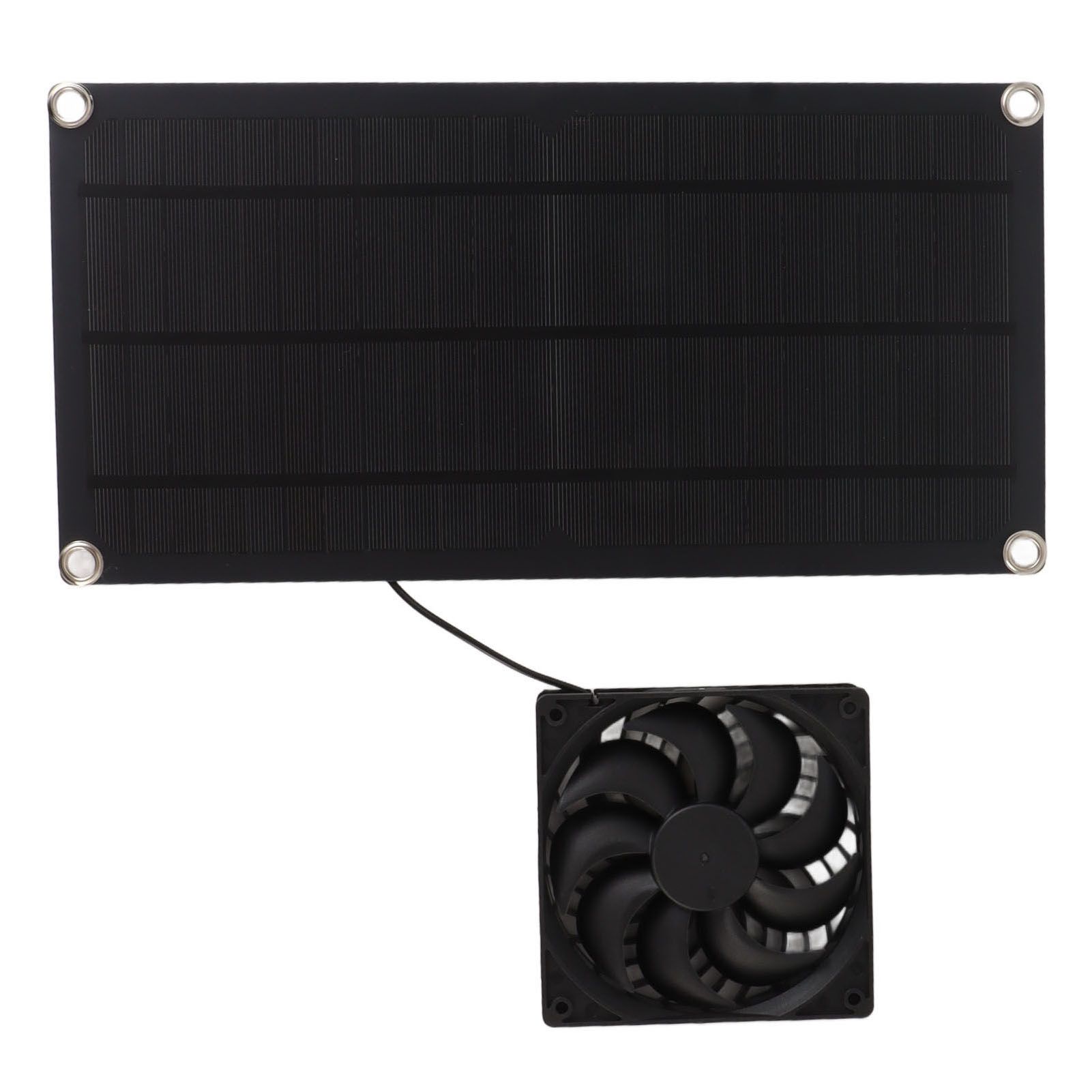 Solar Powered Fan Portable Monocrystalline Silicon 10W IP65 Waterproof Exhaust Fan for RV 18V - Image 8
