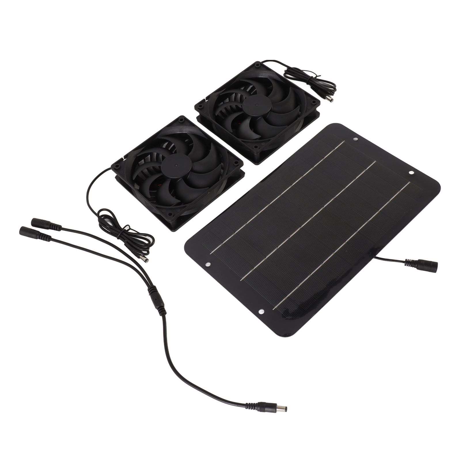 Solar Powered Fan Kit Waterproof Portable 10W 12V for Chicken Coop Greenhouse Dog House Shed Exhaust Cooling Ventilation - Image 4
