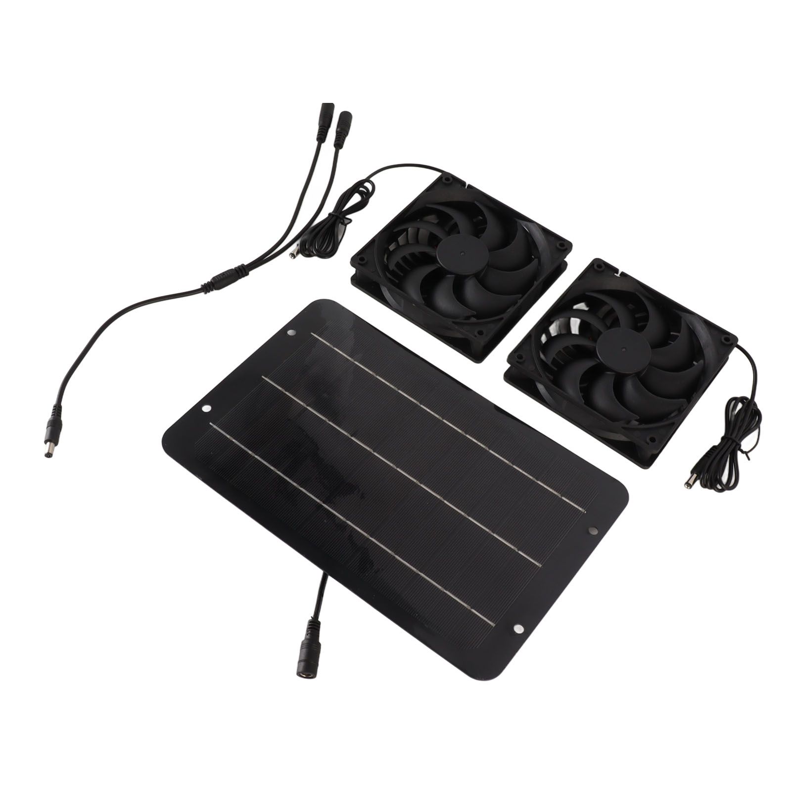 Solar Powered Fan Kit Waterproof Portable 10W 12V for Chicken Coop Greenhouse Dog House Shed Exhaust Cooling Ventilation - Image 5