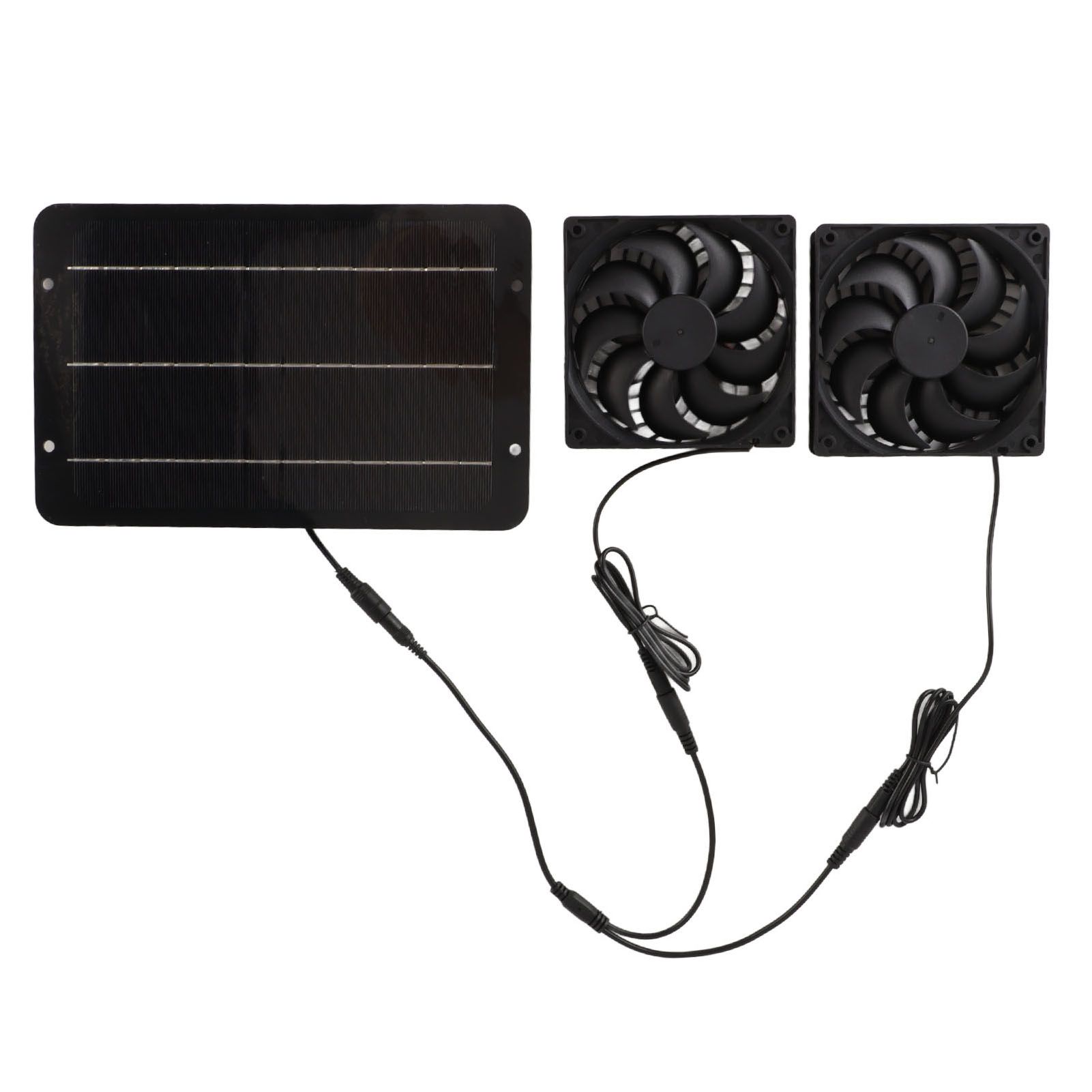Solar Powered Fan Kit Waterproof Portable 10W 12V for Chicken Coop Greenhouse Dog House Shed Exhaust Cooling Ventilation - Image 7