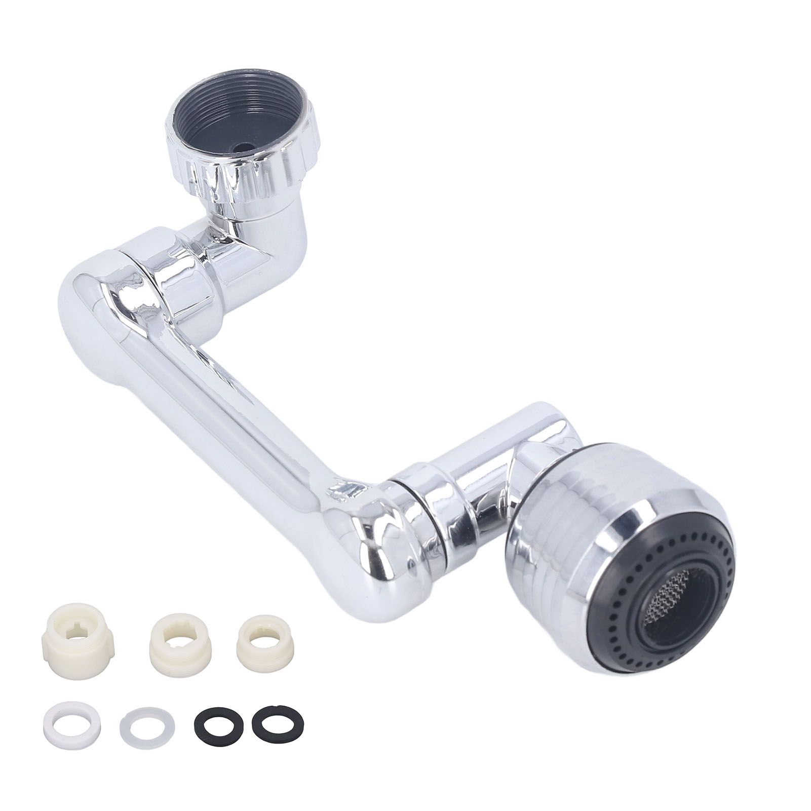1080 Degree Swivel Faucet Extender ABS Sink Filter Extender for Bathroom Sink Face Wash Attachment - Image 1