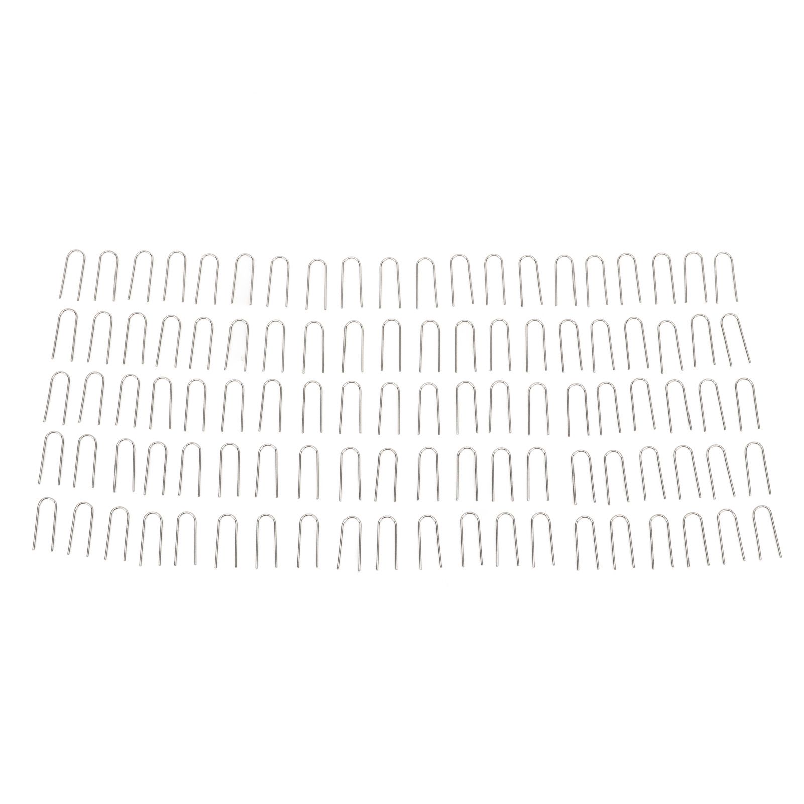 100PCS High Temperature Nichrome Jump Ring Mini U Hanger Hooks for Ceramic Ornament Jewelry Necklace Making - Image 1