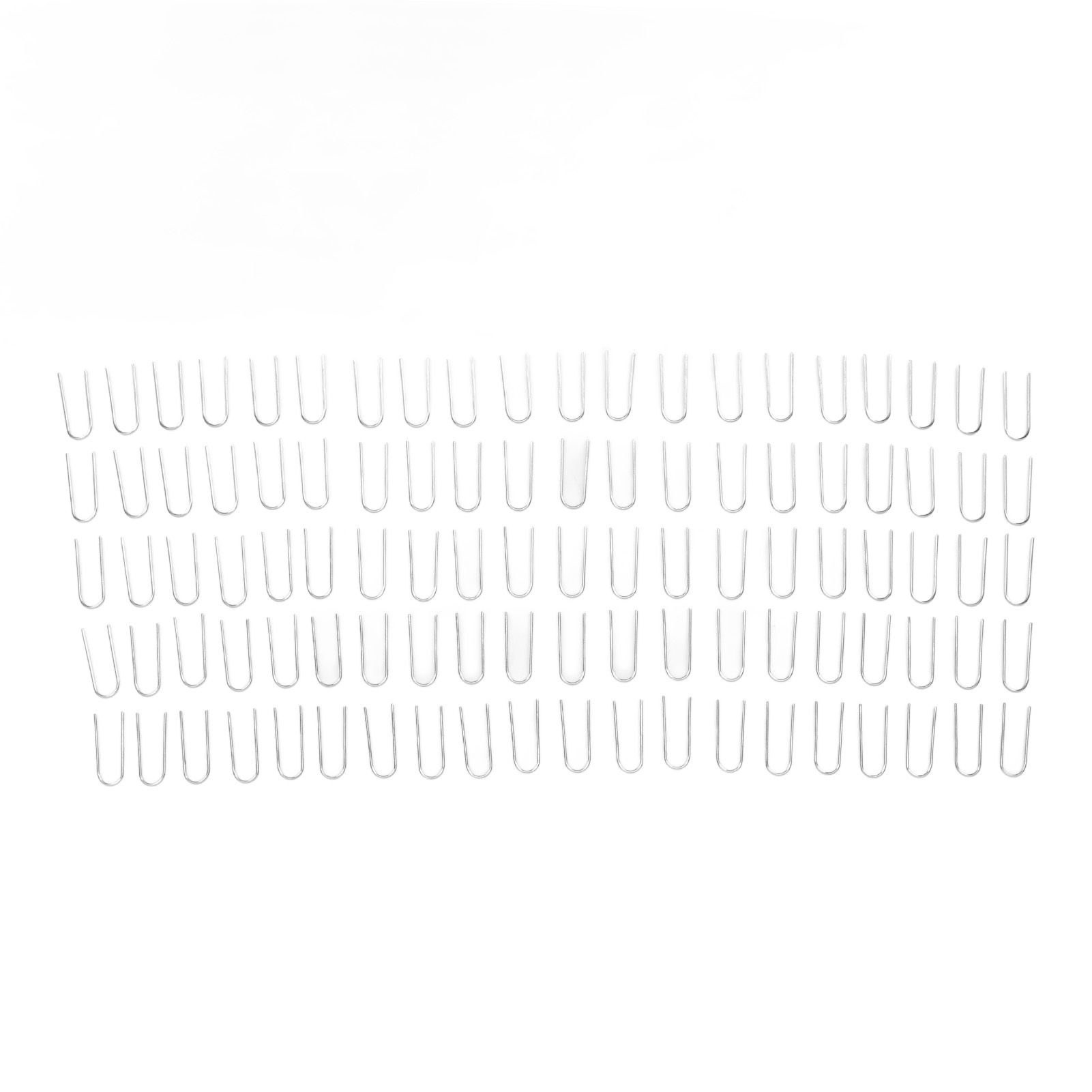 100PCS High Temperature Nichrome Jump Ring Mini U Hanger Hooks for Ceramic Ornament Jewelry Necklace Making - Image 2