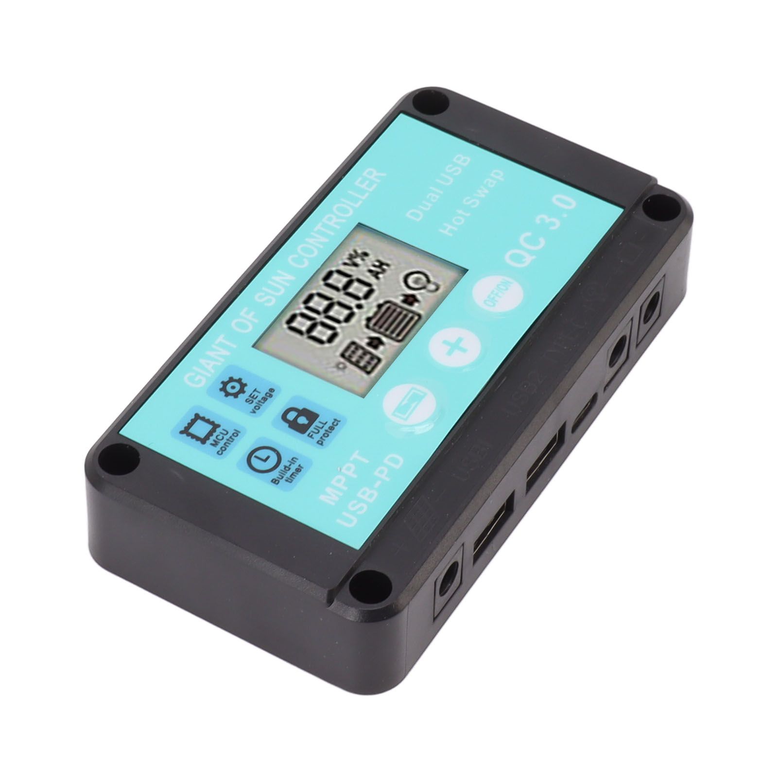 Solar Charge Controller Dual USB Output Fast Charging Solar Panel Regulator 12V/24V for Household Industry 10A - Image 4