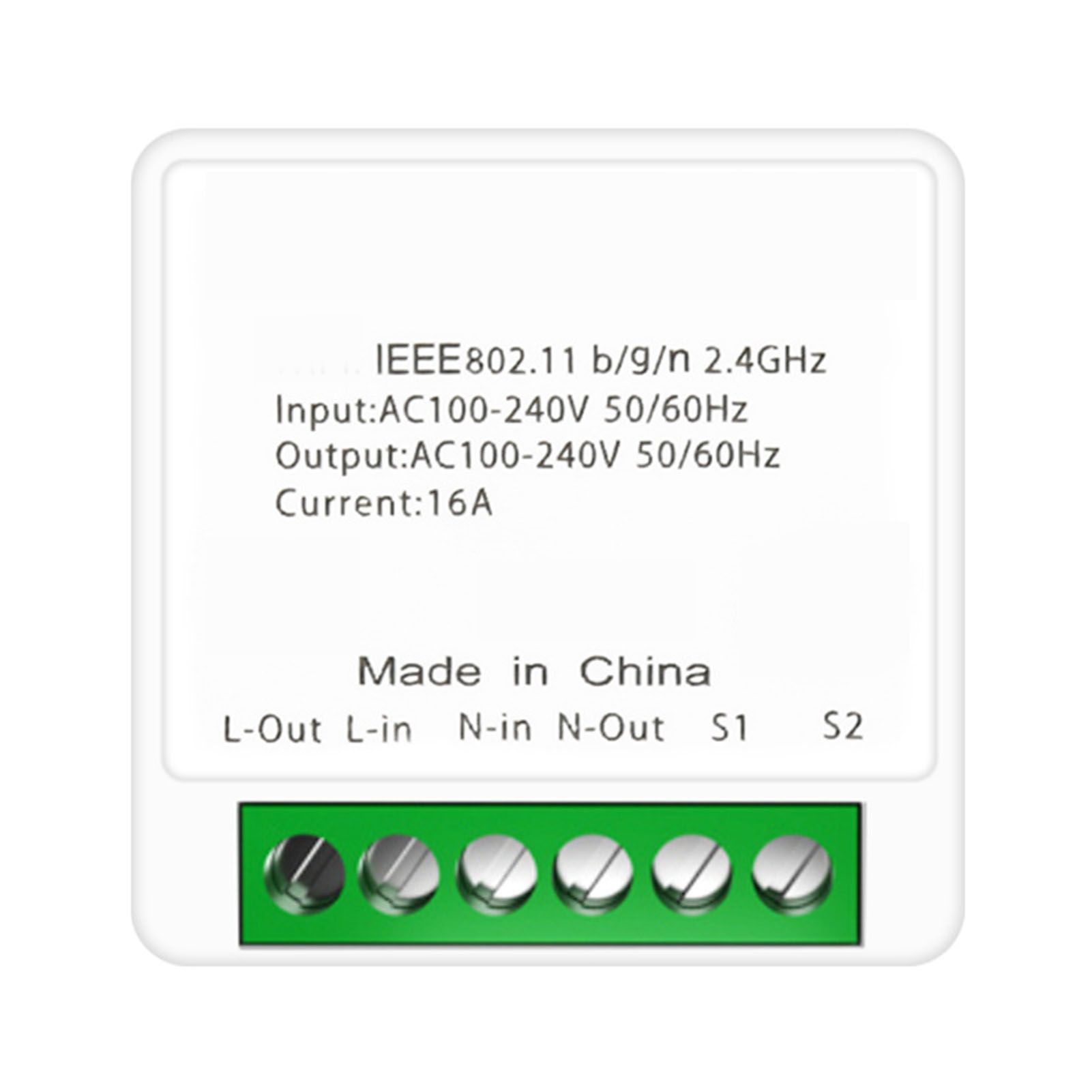 Smart Light Switch PCV WiFi APP Remote Control DIY On and Off Switch for Tuya 16A White - Image 1