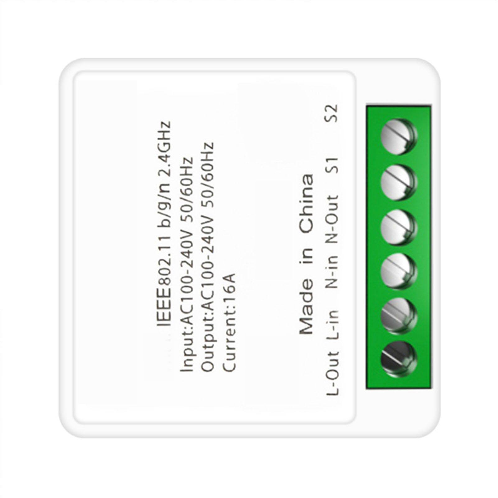 Smart Light Switch PCV WiFi APP Remote Control DIY On and Off Switch for Tuya 16A White - Image 3
