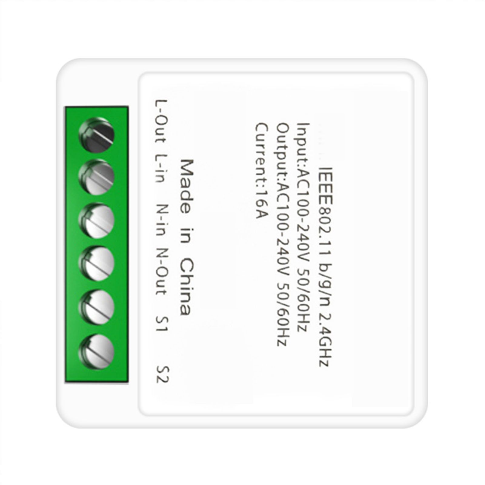 Smart Light Switch PCV WiFi APP Remote Control DIY On and Off Switch for Tuya 16A White - Image 4