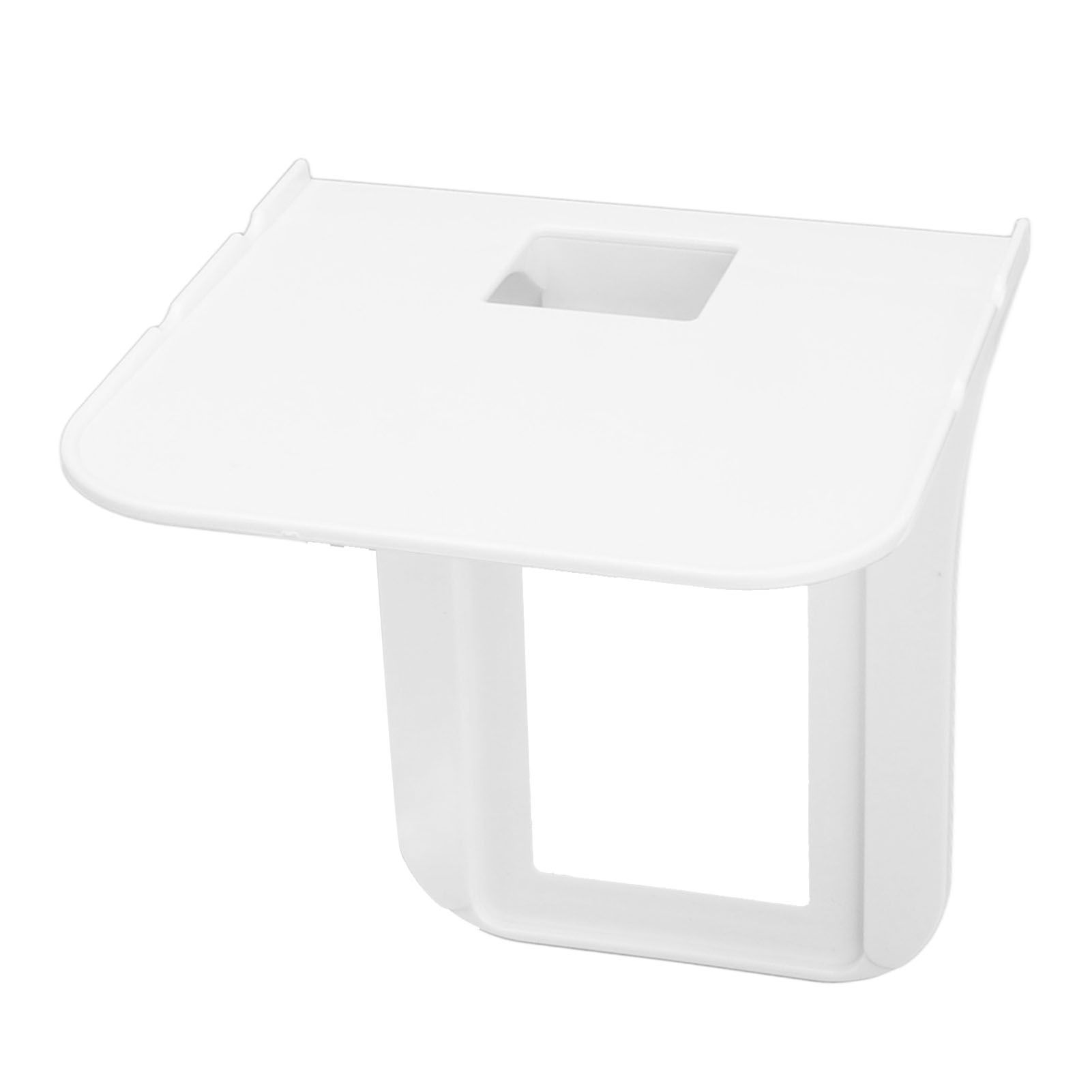 Wall Mounted Outlet Shelf ABS Hole Design Simple Power Charger Shelf Phone Charging Holder - Image 3
