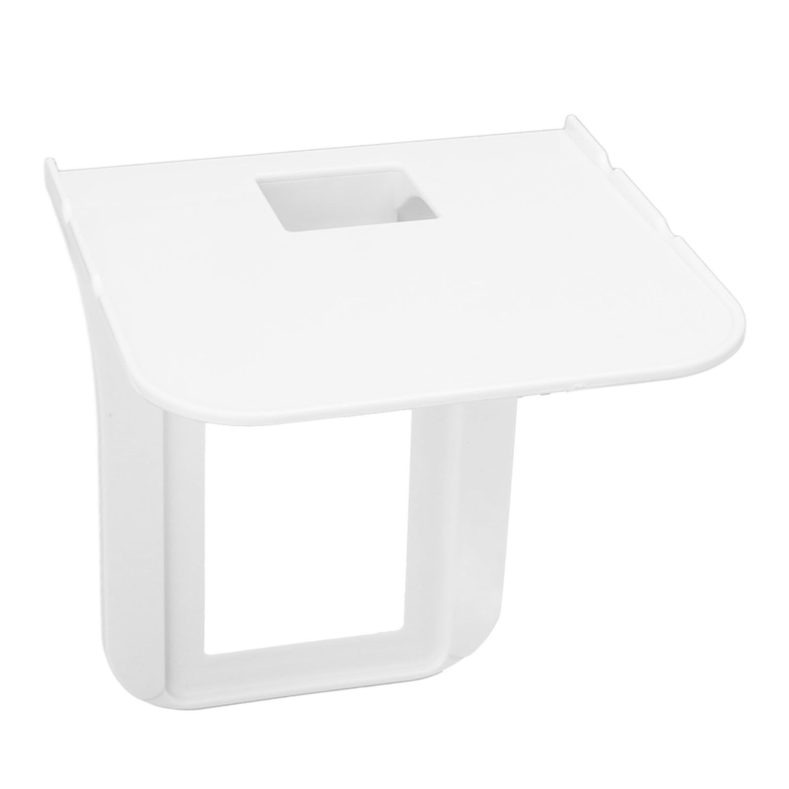 Wall Mounted Outlet Shelf ABS Hole Design Simple Power Charger Shelf Phone Charging Holder - Image 4
