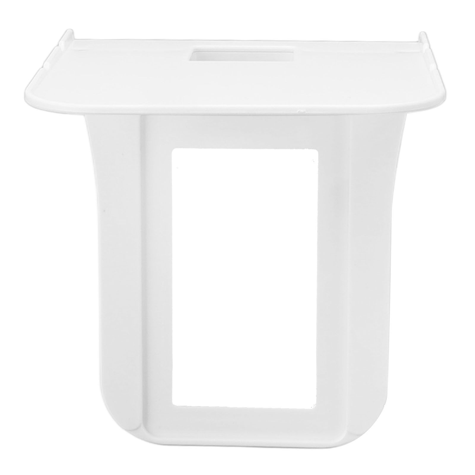 Wall Mounted Outlet Shelf ABS Hole Design Simple Power Charger Shelf Phone Charging Holder - Image 8