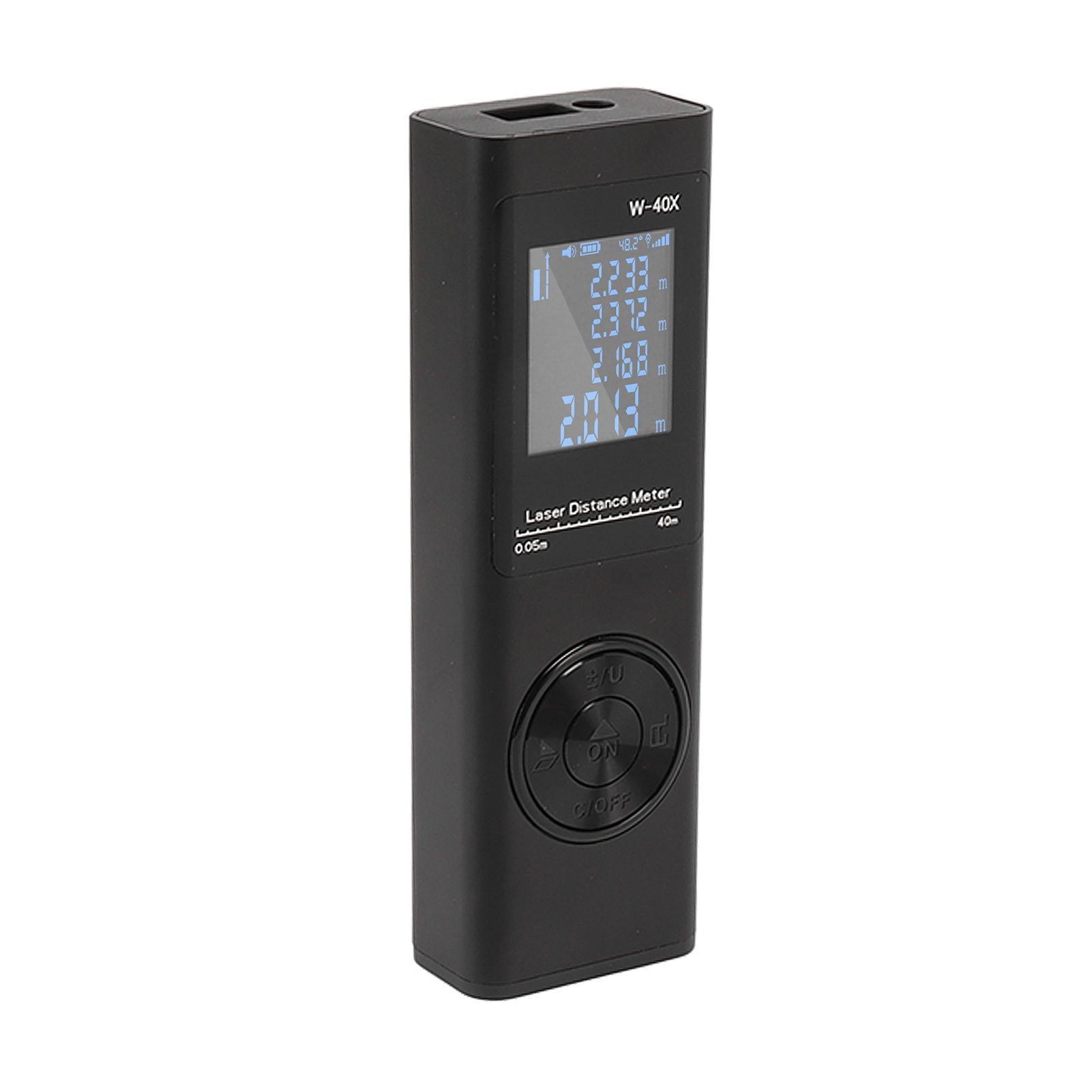 Laser Distance Meter High Accuracy Rechargeable 131ft Handheld Rangefinder with Electronic Level for Area Volume - Image 3