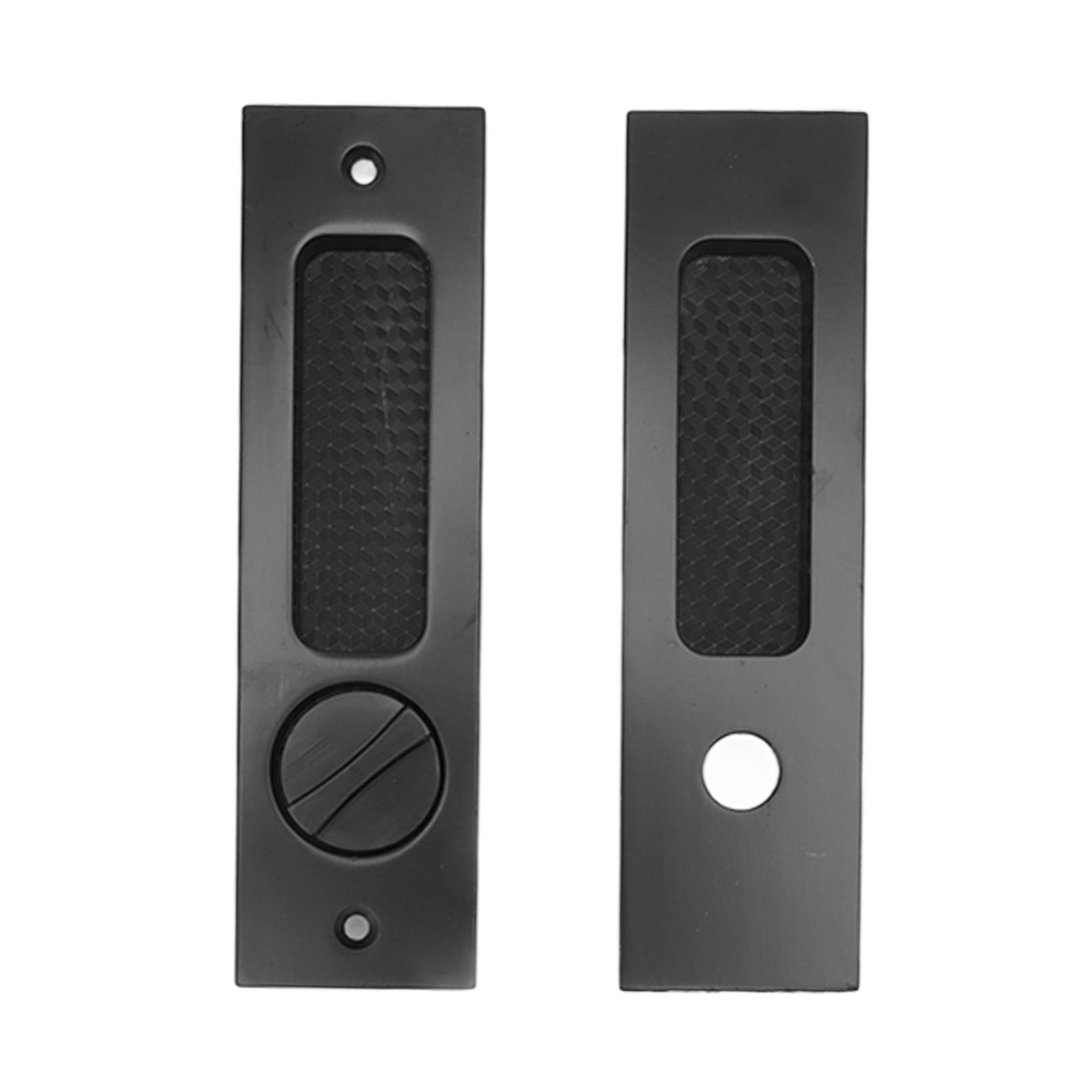 Sliding Door Mortise Lock with 2 Keys Zinc Alloy Invisible Recessed Handle Latch Pocket for Wood Furniture Hardware Black - Image 7