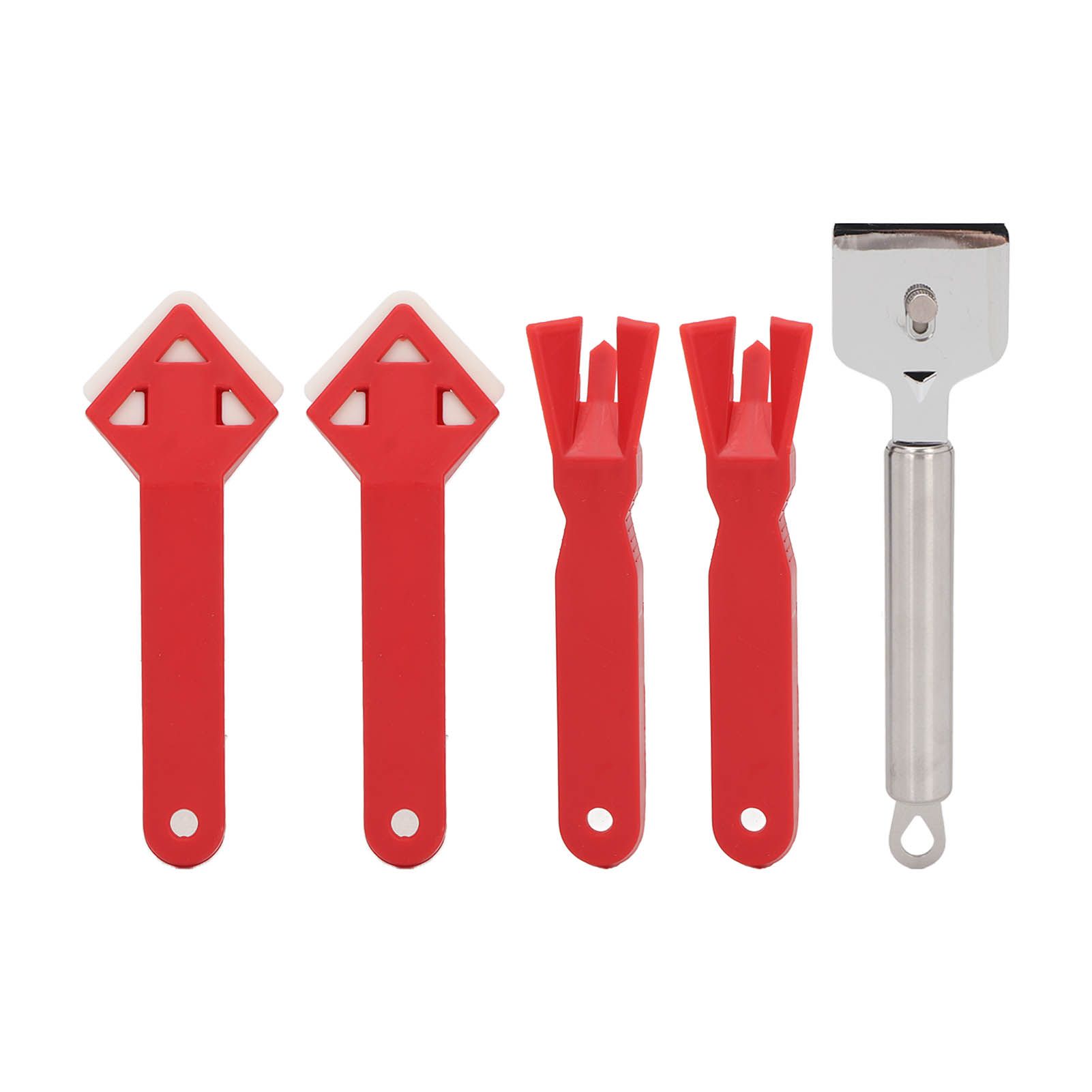 5Pcs Caulking Tool Sealant Caulk Grout Remover Scraper Set Kit for Repair Cleaning - Image 1
