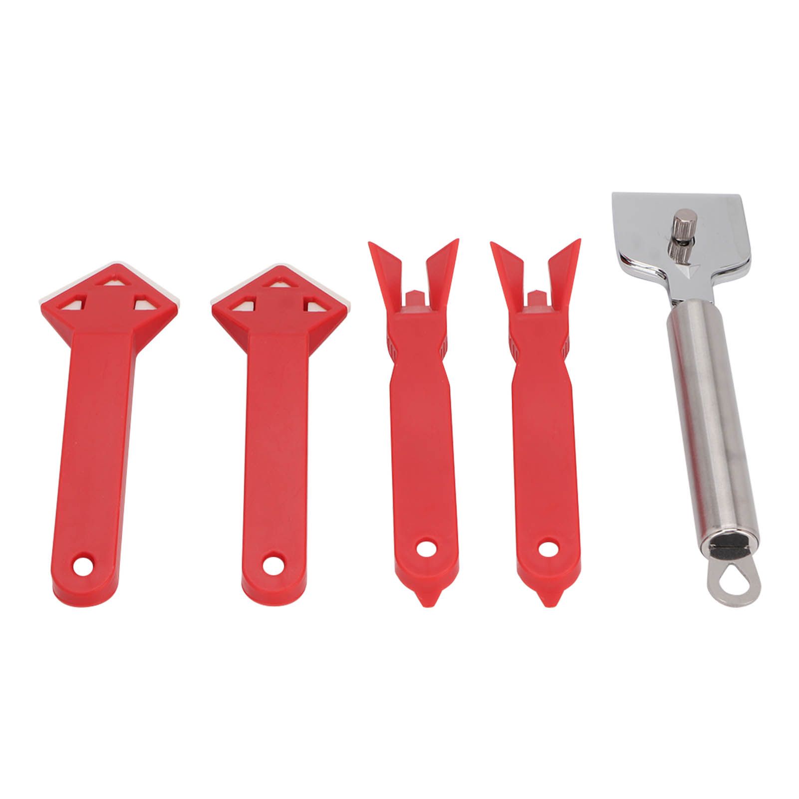 5Pcs Caulking Tool Sealant Caulk Grout Remover Scraper Set Kit for Repair Cleaning - Image 4