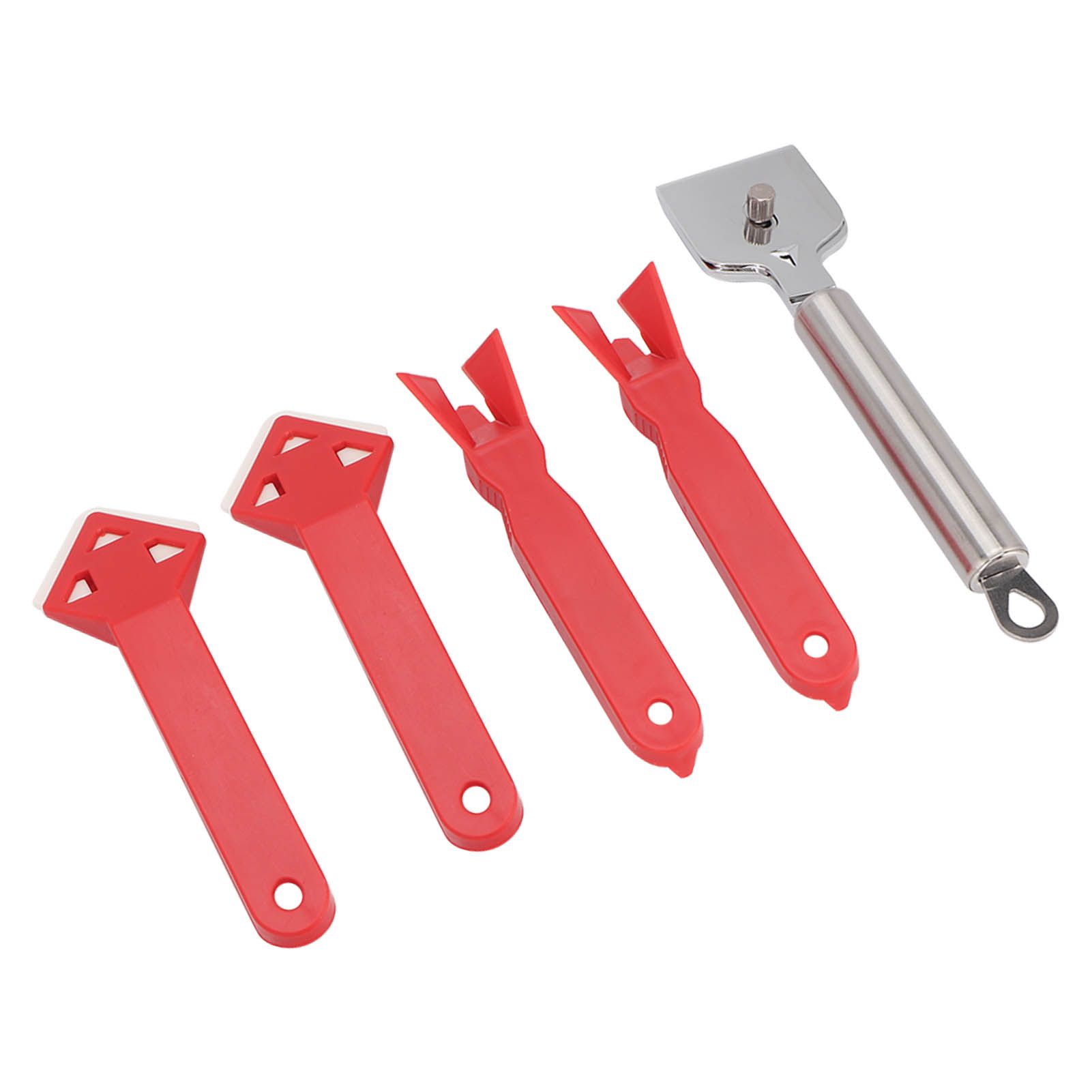 5Pcs Caulking Tool Sealant Caulk Grout Remover Scraper Set Kit for Repair Cleaning - Image 5