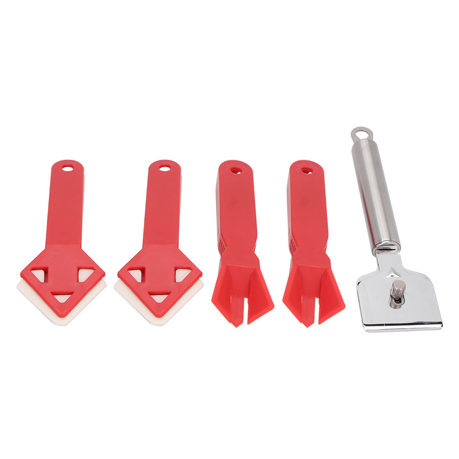 5Pcs Caulking Tool Sealant Caulk Grout Remover Scraper Set Kit for Repair Cleaning - Image 7