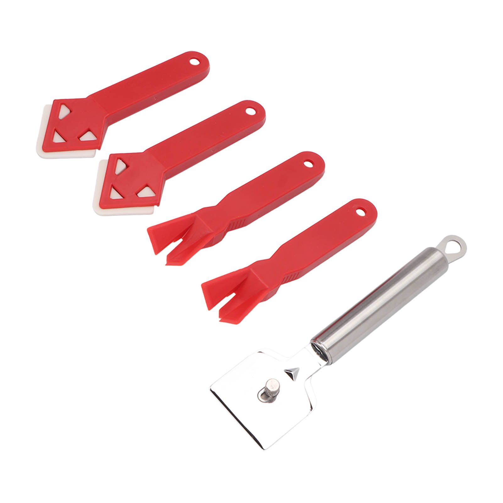 5Pcs Caulking Tool Sealant Caulk Grout Remover Scraper Set Kit for Repair Cleaning - Image 8