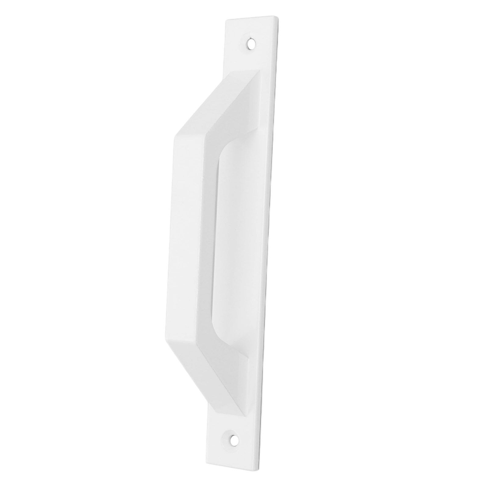 Sliding Door Handle Metal Electroplating Cabinet Barn Door Pull Handle with Mounting Screws White - Image 5