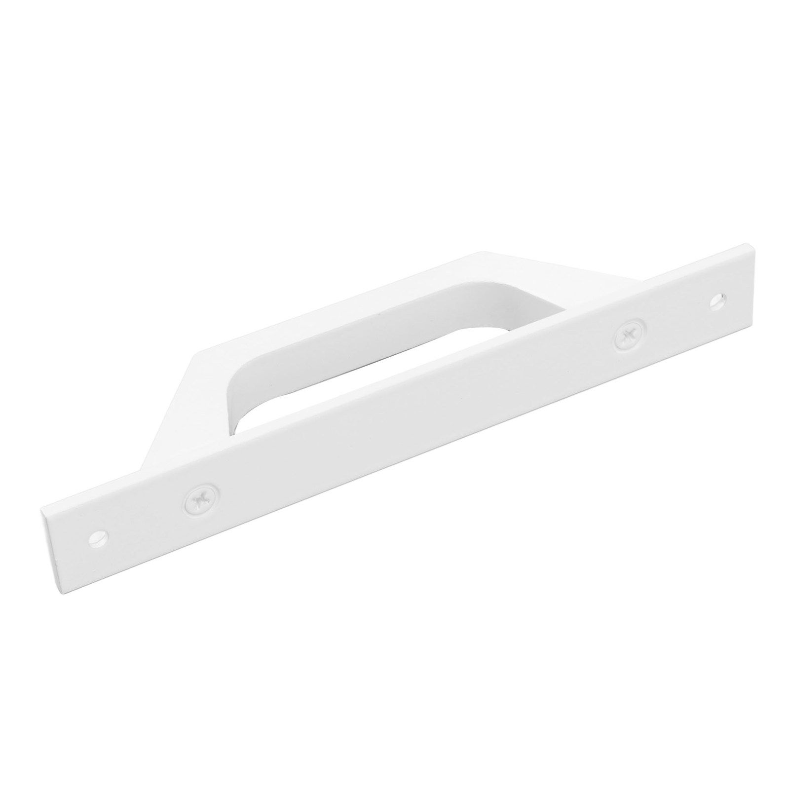 Sliding Door Handle Metal Electroplating Cabinet Barn Door Pull Handle with Mounting Screws White - Image 6