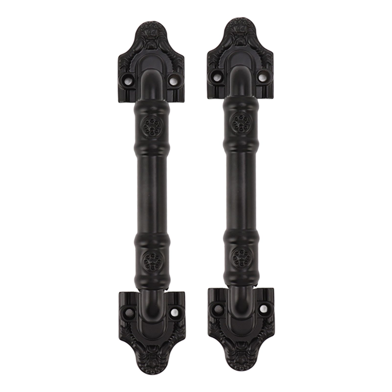 2PCS Door Handle Heavy Duty Smooth Surface Black Flexible Door Levers for Warehouse Door Sliding Door - Image 7