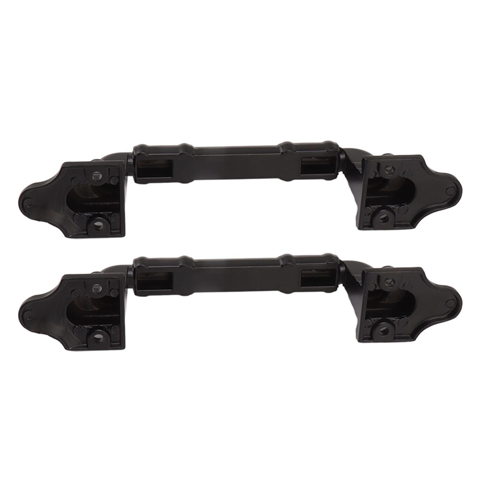 2PCS Door Handle Heavy Duty Smooth Surface Black Flexible Door Levers for Warehouse Door Sliding Door - Image 8