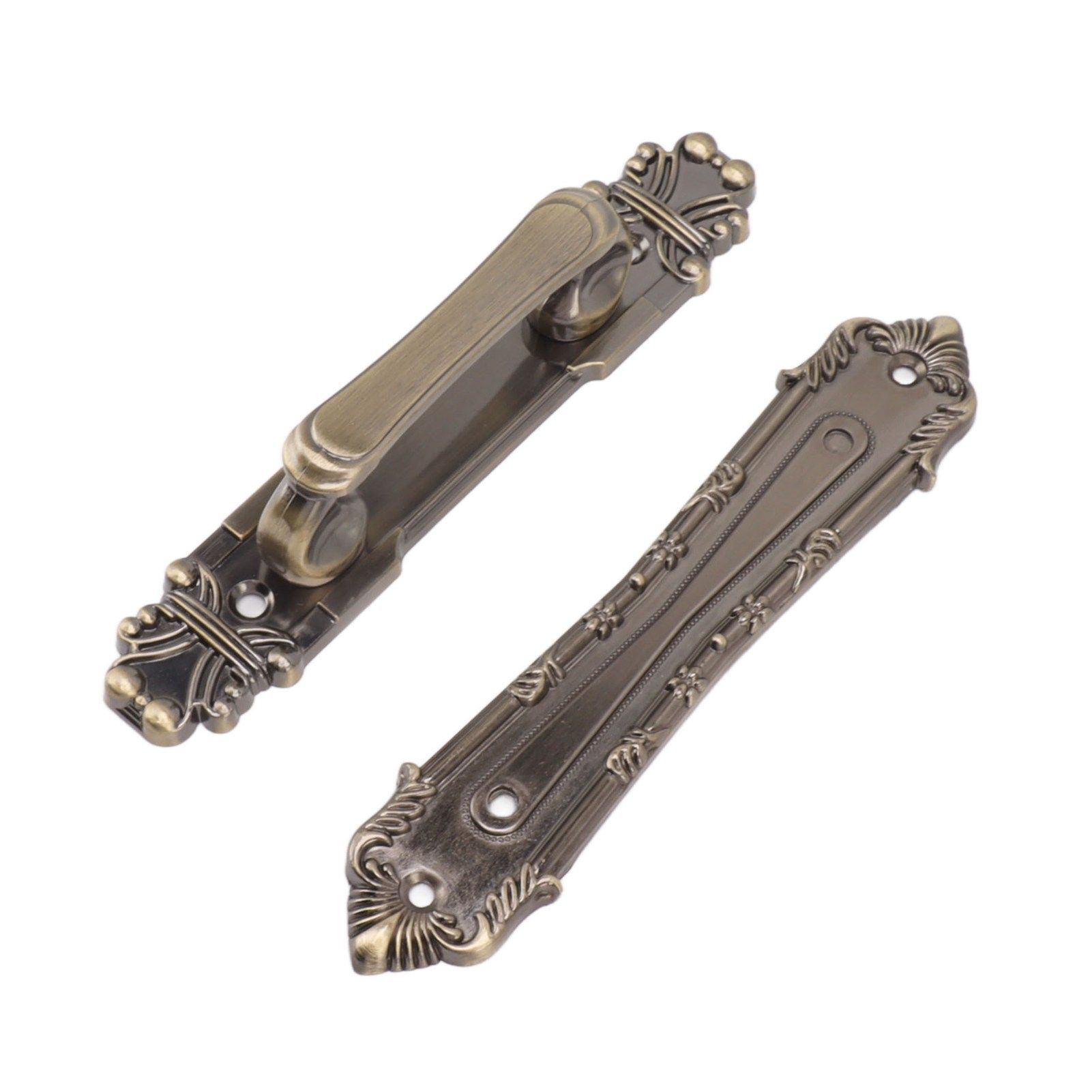 Barn Door Handle Iron Rust Prevention Farmhouse Pulling Handles for Cabinets Closets Drawers Doors Wardrobes Antique Bronze - Image 2
