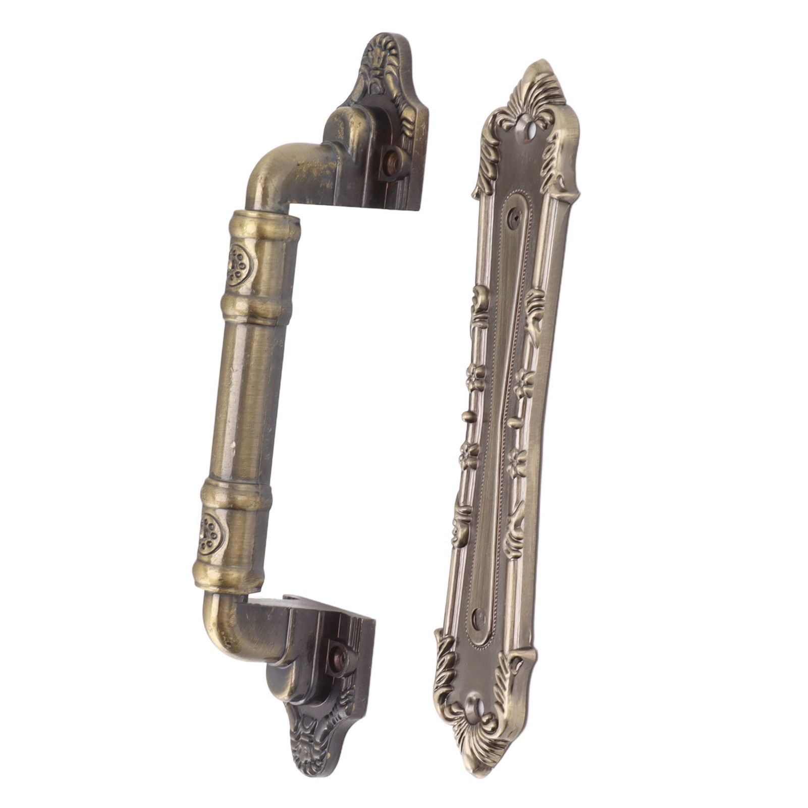 Pull Handle Bronze Exquisite Vintage Style Electroplated Gate Pull Sliding Door Handle - Image 5