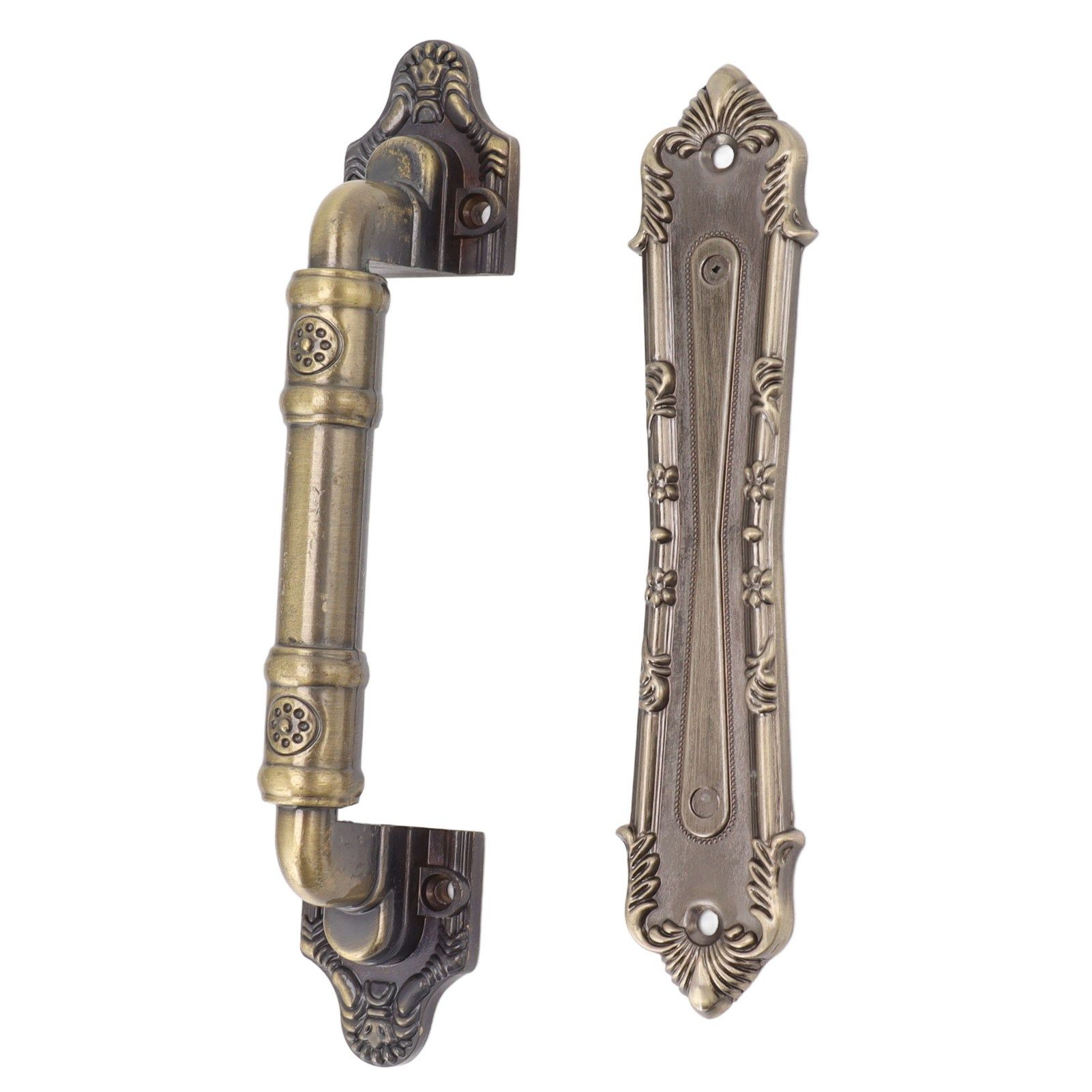 Pull Handle Bronze Exquisite Vintage Style Electroplated Gate Pull Sliding Door Handle - Image 6
