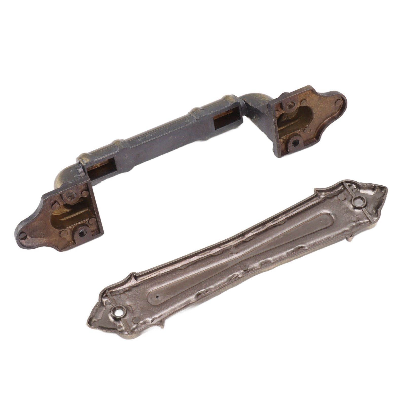 Pull Handle Bronze Exquisite Vintage Style Electroplated Gate Pull Sliding Door Handle - Image 7