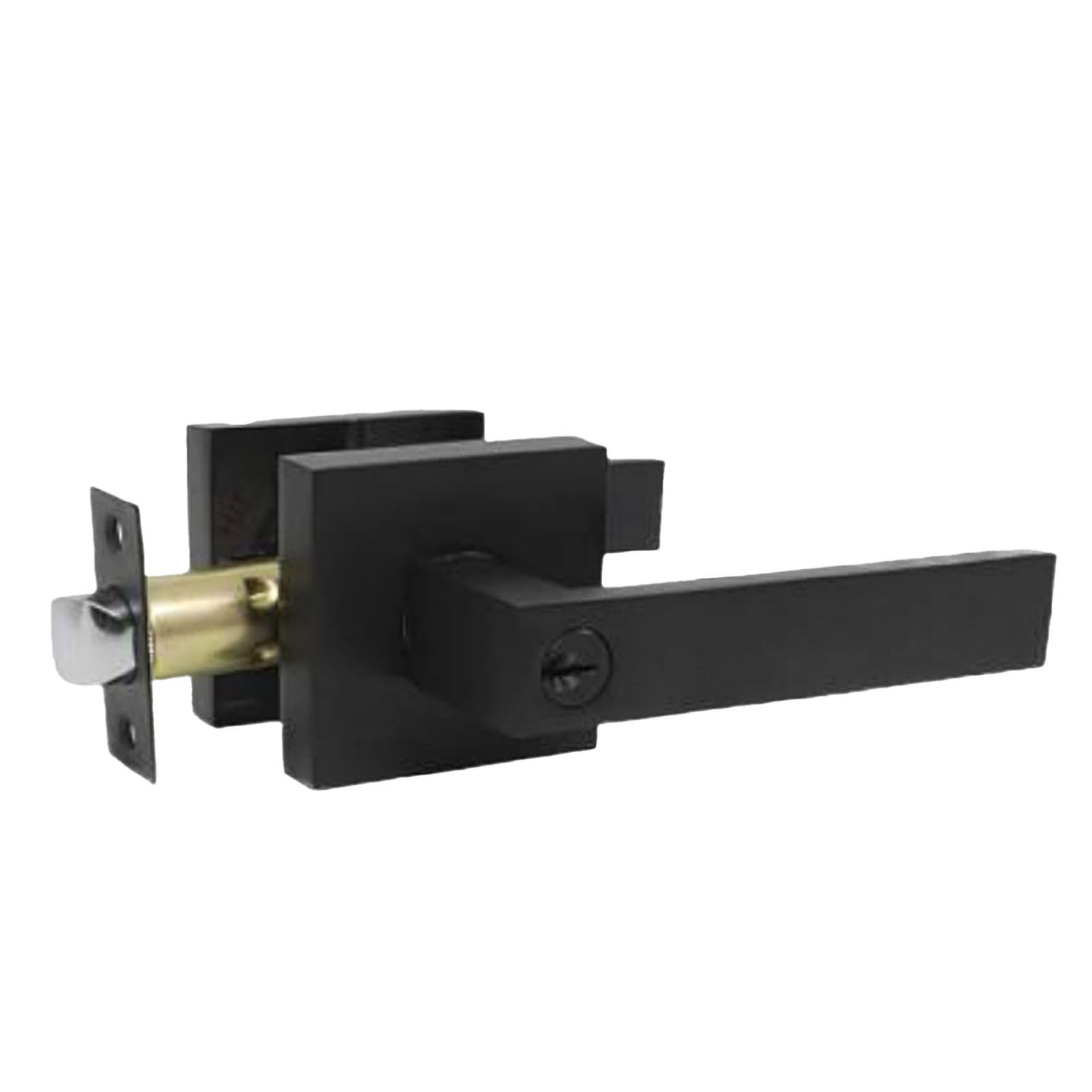 Door Handle Aluminum Alloy Rust Prevention Entry Lever Door Handle for Bathroom Bedroom - Image 3