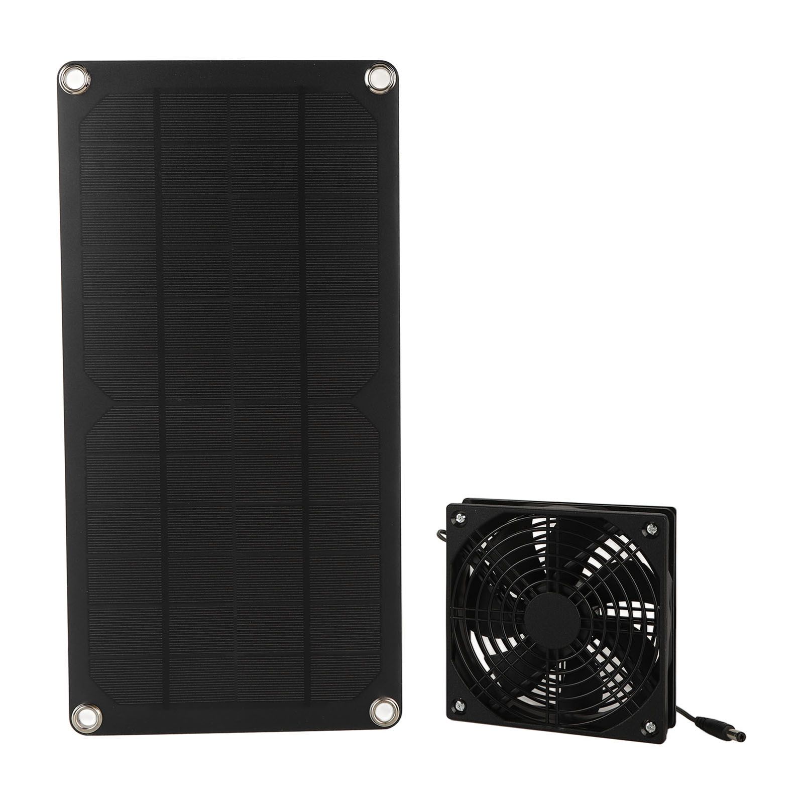Solar Panel Fan Kit 20W Powered Mini Portable for Greenhouse Chicken Coop Pet House Window Exhaust - Image 5