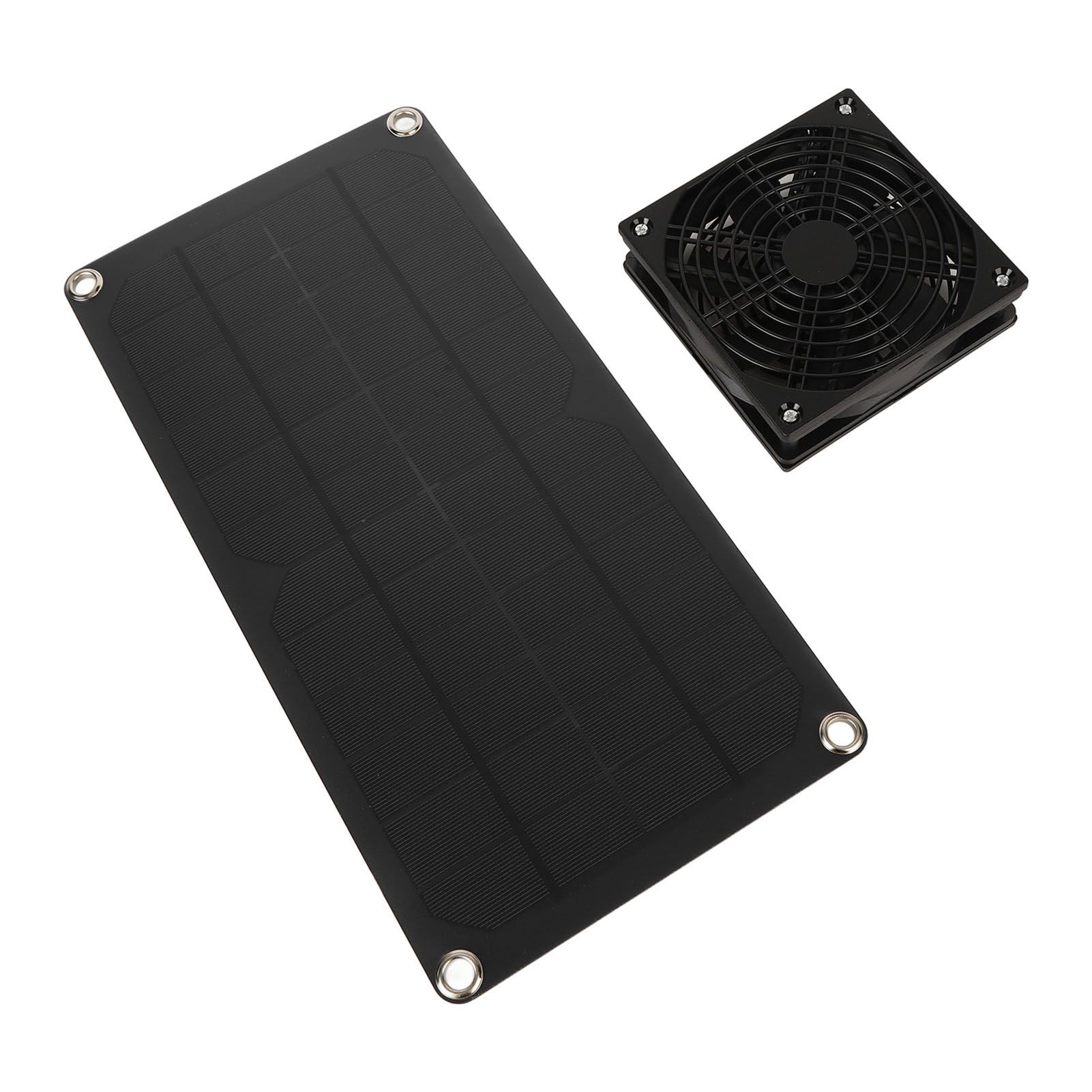 Solar Panel Fan Kit 20W Powered Mini Portable for Greenhouse Chicken Coop Pet House Window Exhaust - Image 6