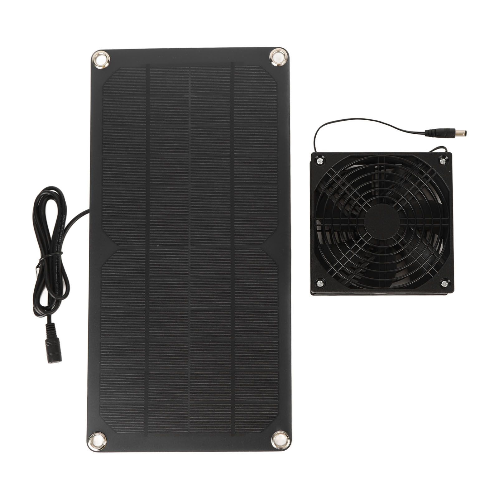 Solar Panel Fan Kit 20W Powered Mini Portable for Greenhouse Chicken Coop Pet House Window Exhaust - Image 8