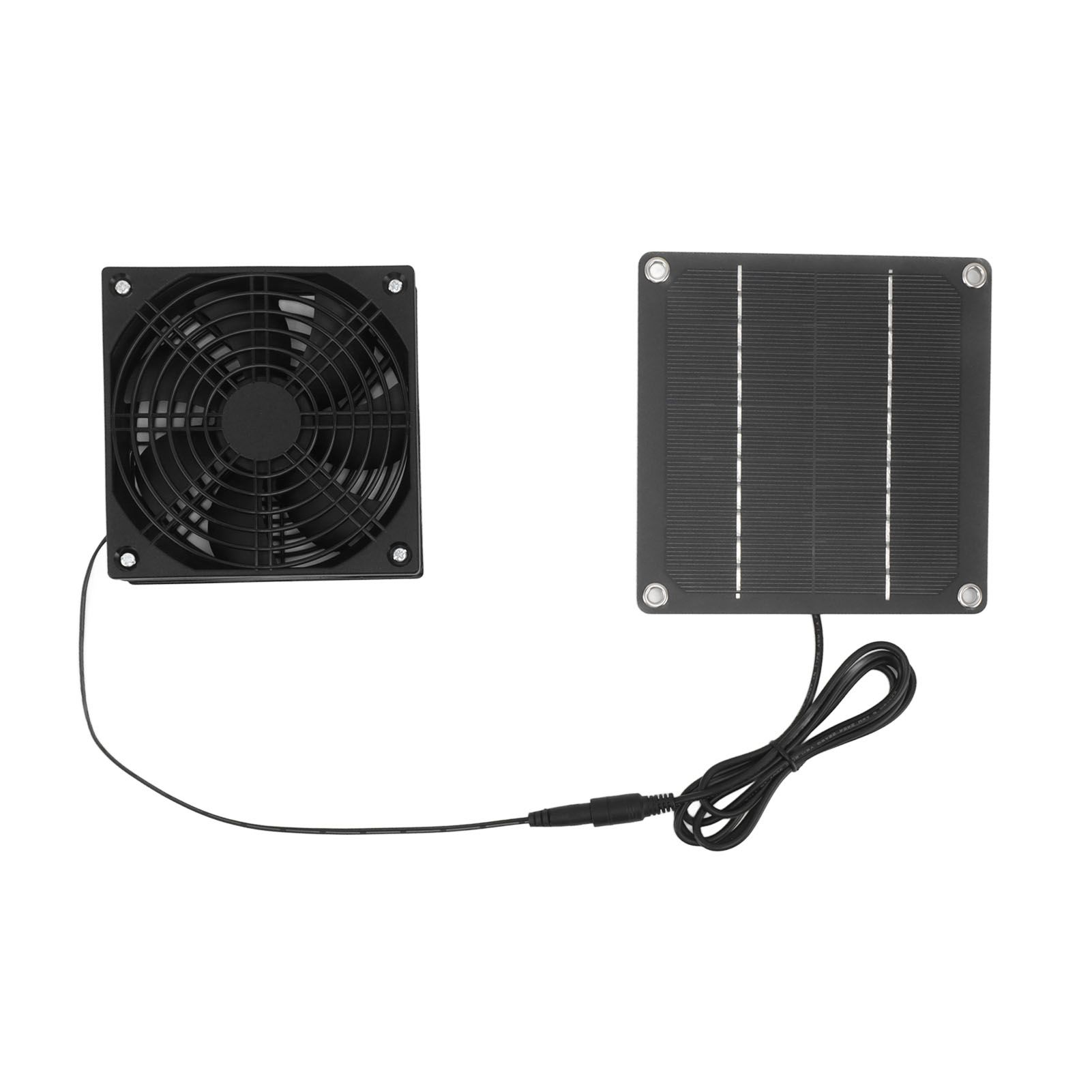 Solar Panel Fan Kit Monocrystalline Silicon 2200RPM Solar Exhaust Fan with Protective Cover for Greenhouse - Image 7