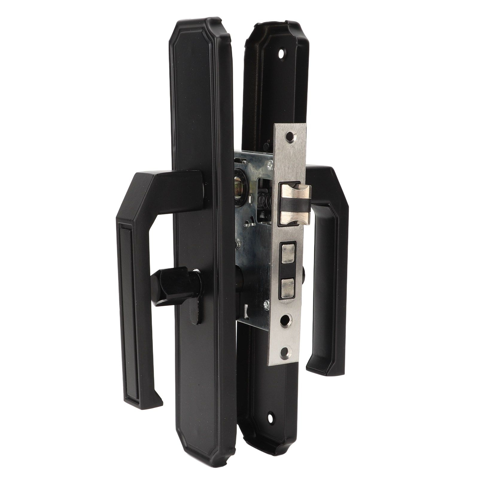 Door Handle Strong Aluminium Alloy Antioxidant Easy Mounting Straight Door Lever with 3 Keys for Repair Replacement - Image 3