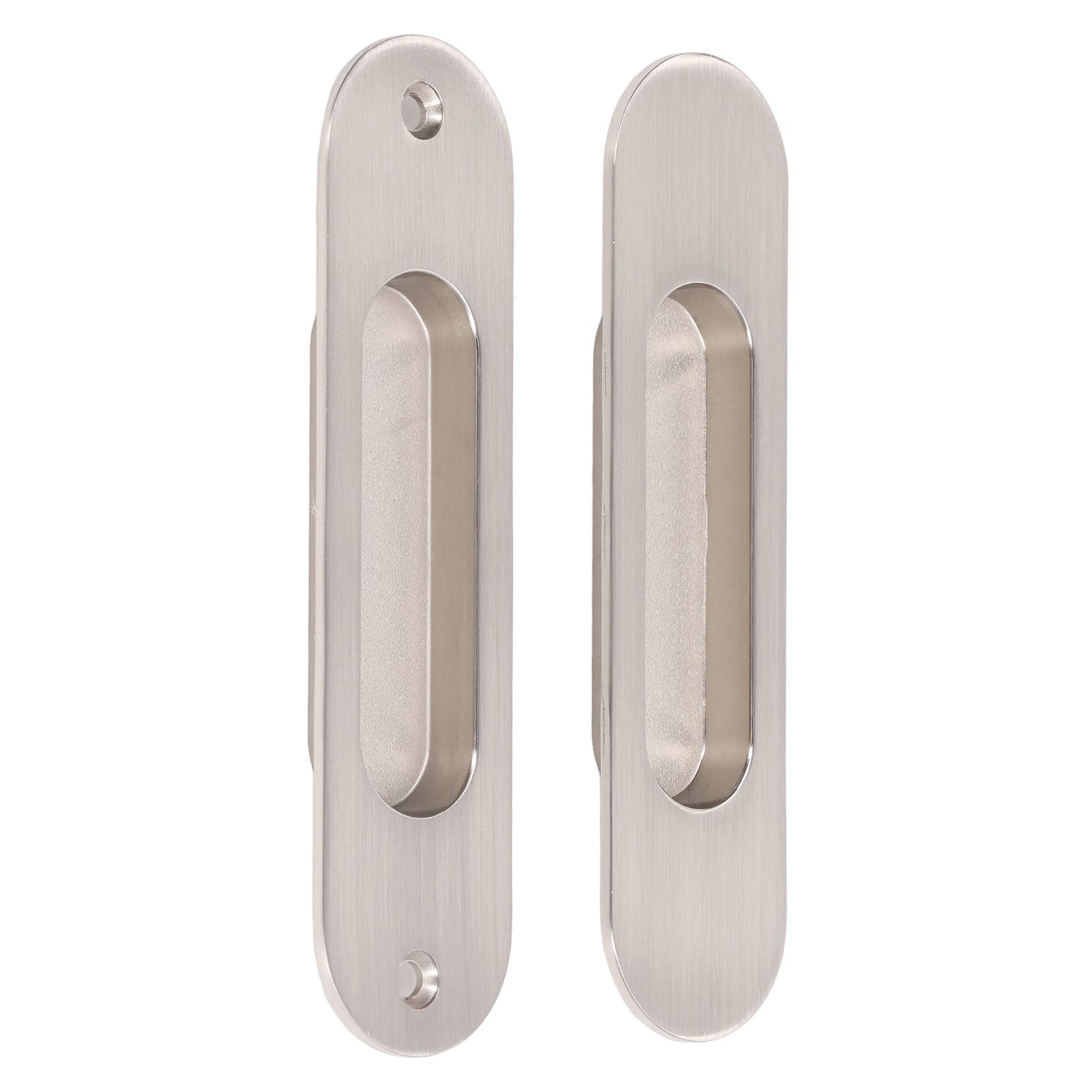 Sliding Door Handles Set Smoothing Surfaces Aluminum Alloy Closet Door Finger Flush Pull - Image 5