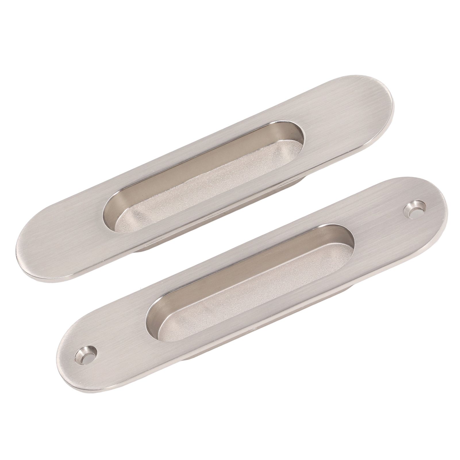 Sliding Door Handles Set Smoothing Surfaces Aluminum Alloy Closet Door Finger Flush Pull - Image 6