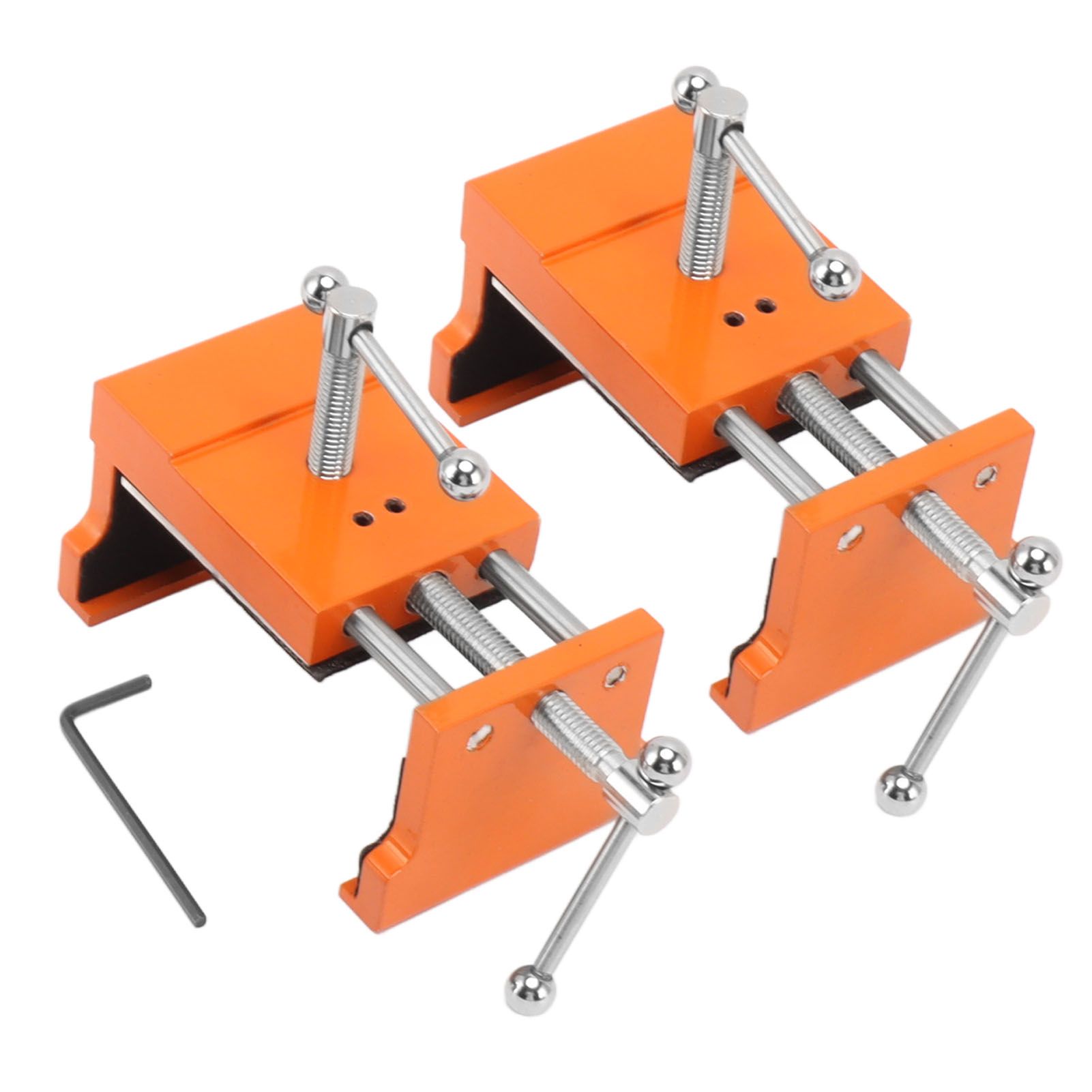 2pcs Cabinet Claw Aluminum Alloy Cabinet Claw Clamps for Installing Cabinetry Face Frame Orange - Image 1