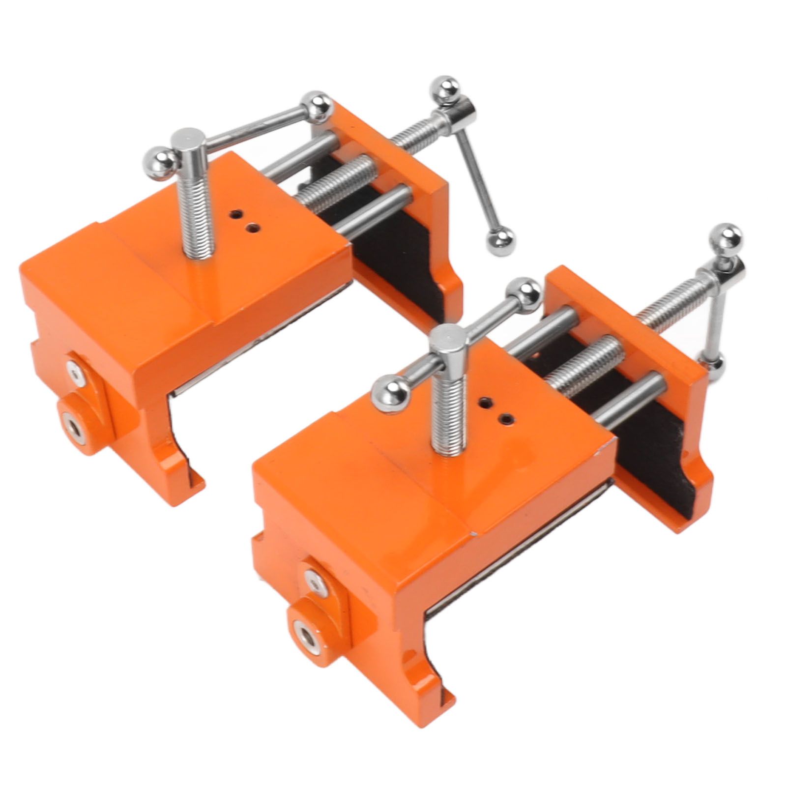2pcs Cabinet Claw Aluminum Alloy Cabinet Claw Clamps for Installing Cabinetry Face Frame Orange - Image 2