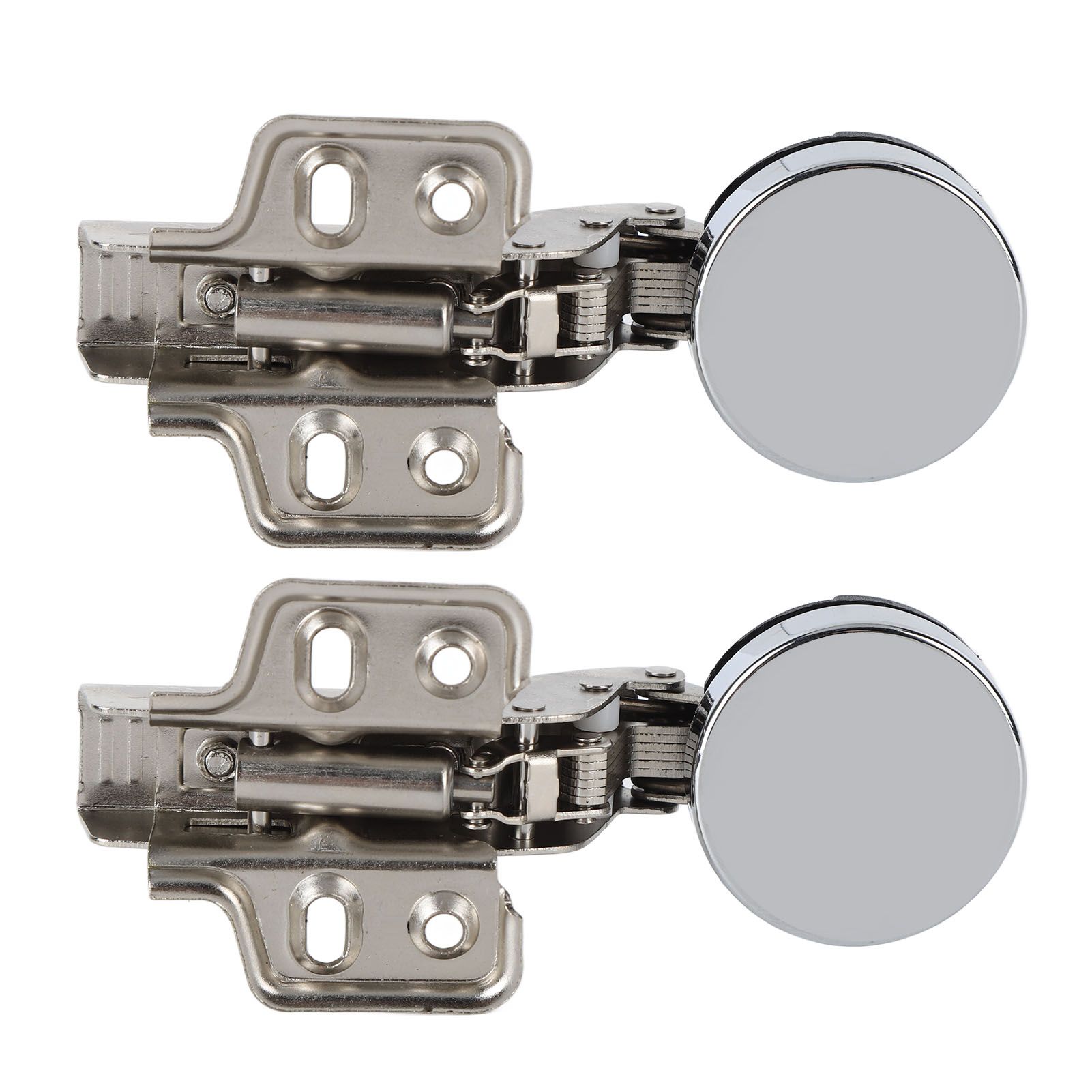 2Set Stainless Steel 201 Cabinet Glass Door Hinge 35 Cup Glass Door Damping Buffer Hinge Large Bend Insert - Image 4