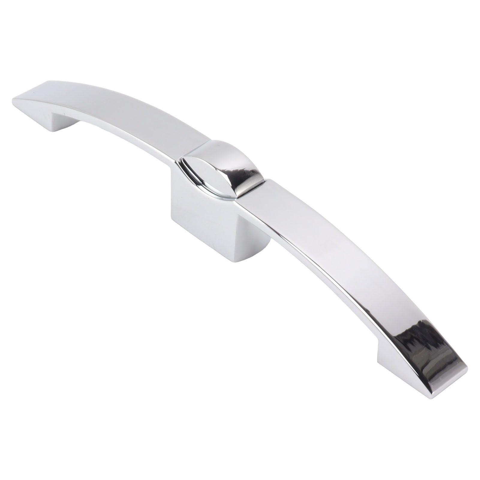 2 Set Push Button Latch Cabinet Lock Cupboard Knob Latch Lock With Handle For RV Motorhome Boat 160mm Hole Spacing (chrome) - Image 4