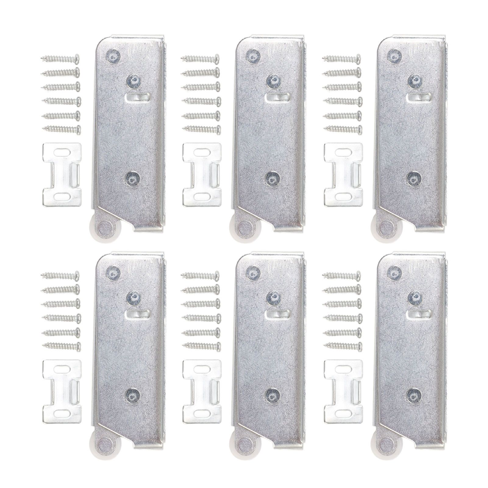 6Pcs Spring Latch Mini Door Push Release Latch Light Weight Push to Open Door Latch for Cabinet Door - Image 2